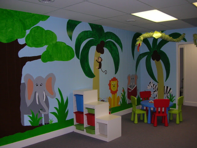 Waiting Room Mural for Children's Physical Therapy Office