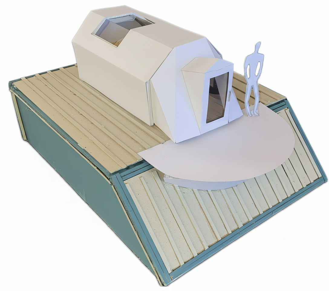 Model selected during a competition by the Museum of Architecture