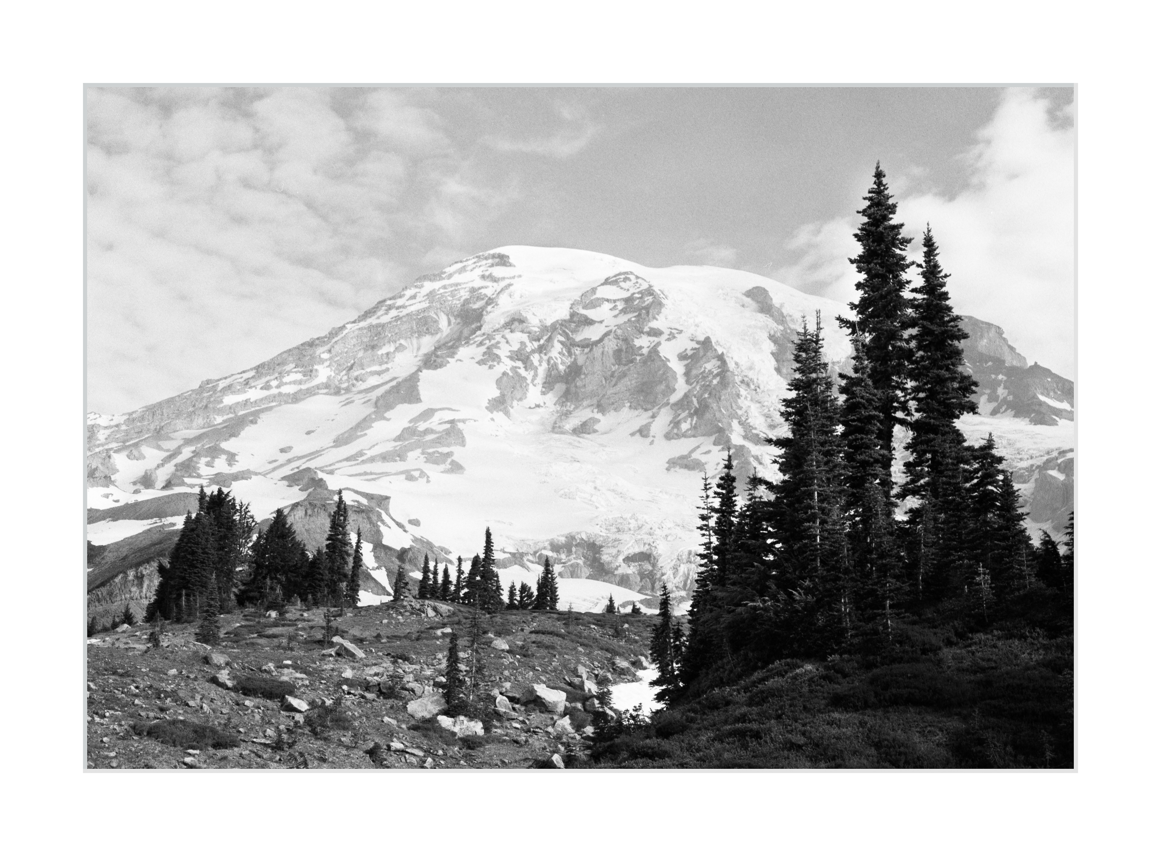 Approaching Mount Rainier
