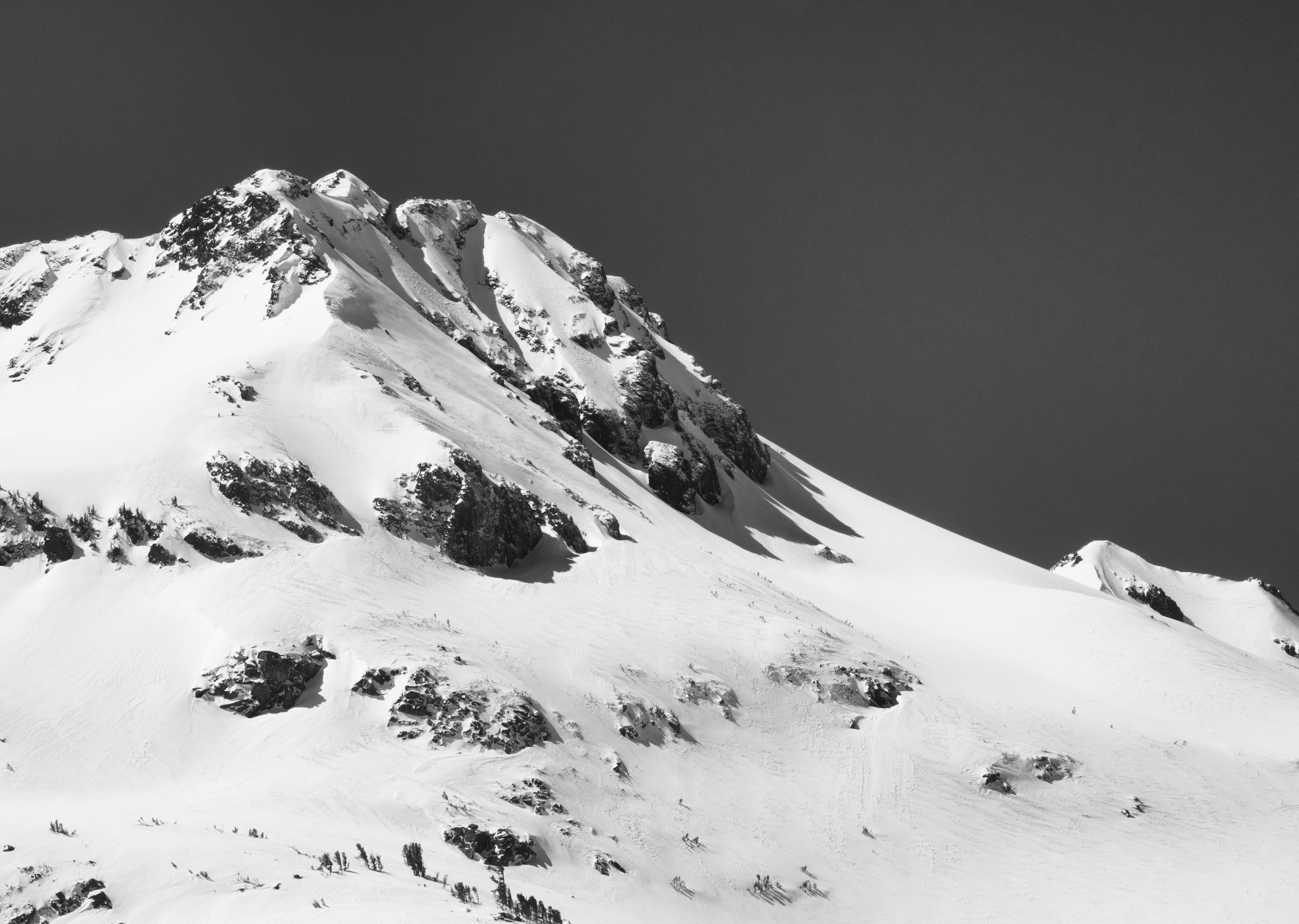 Round Top Peak Snow Covered
