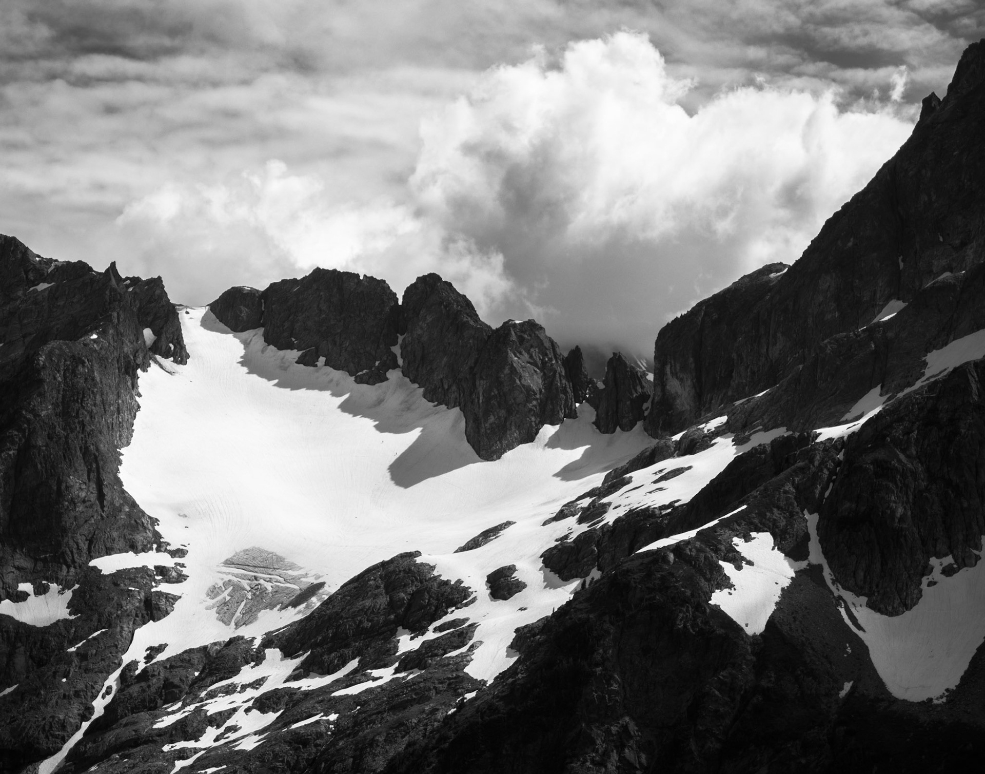 Soft Clouds a Jagged Peaks