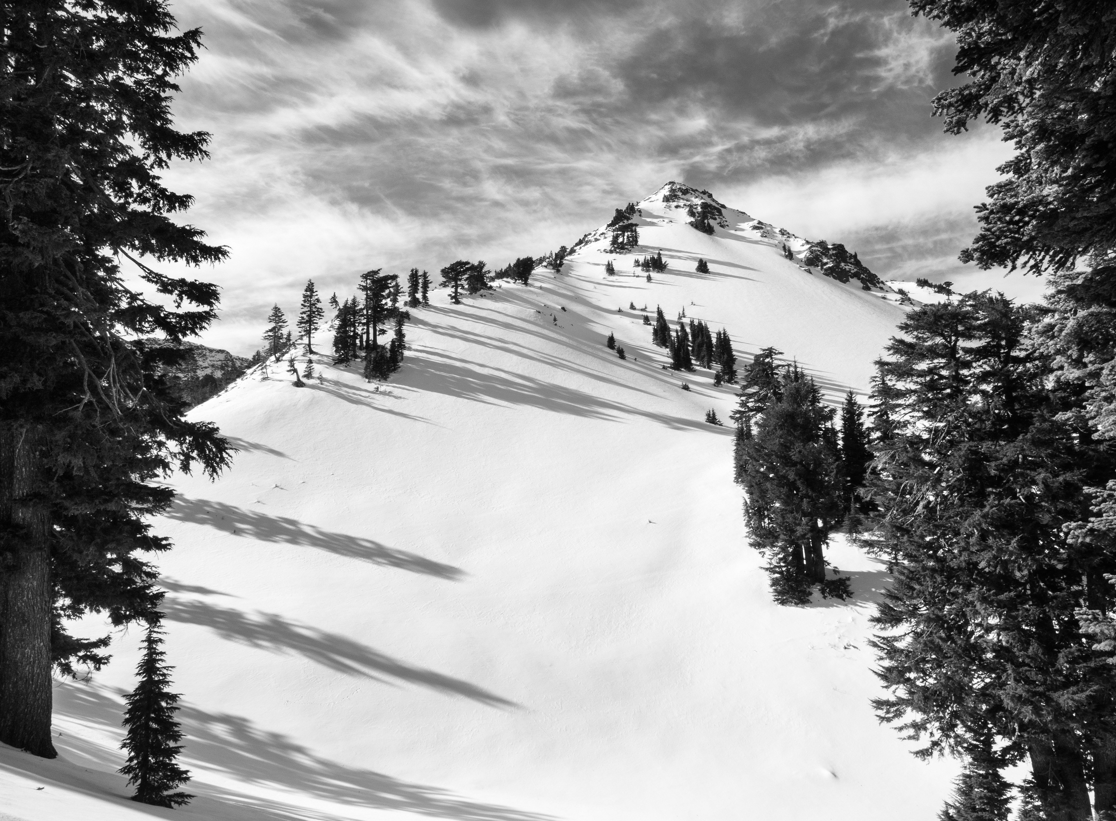 Fresh Snow Above Ridge Lakes 1