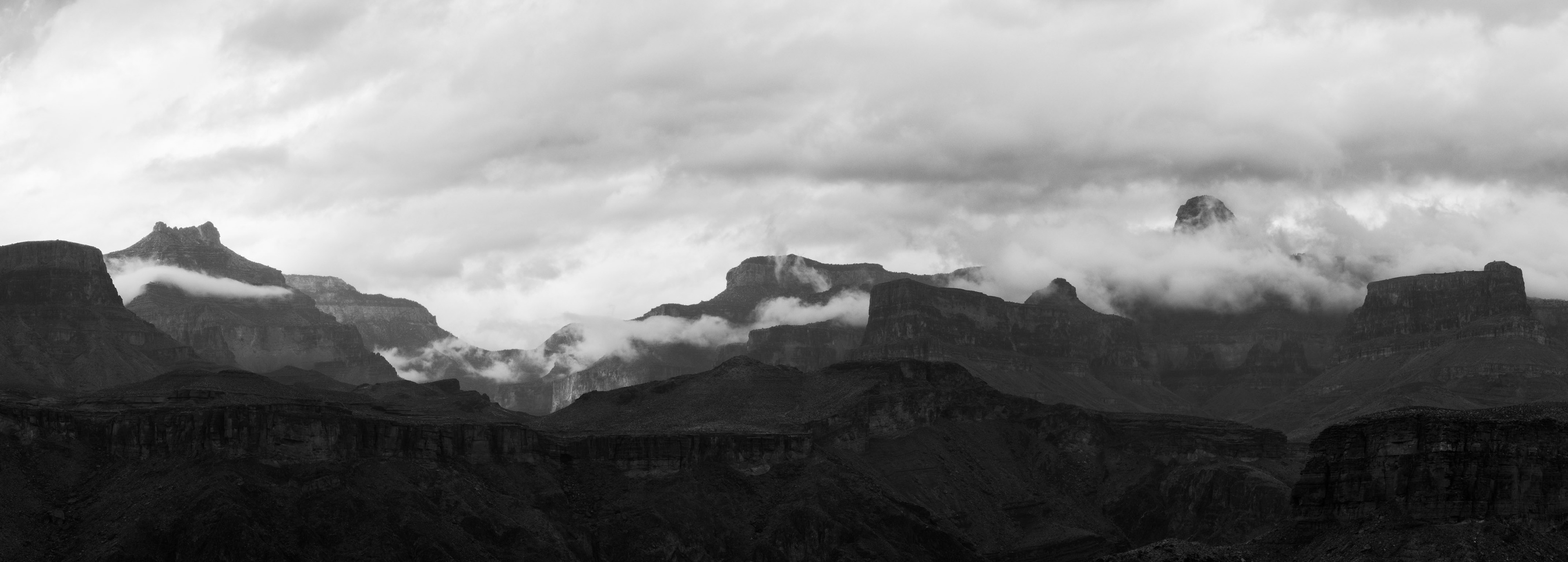 Clouds Enveloping the North Rim #2