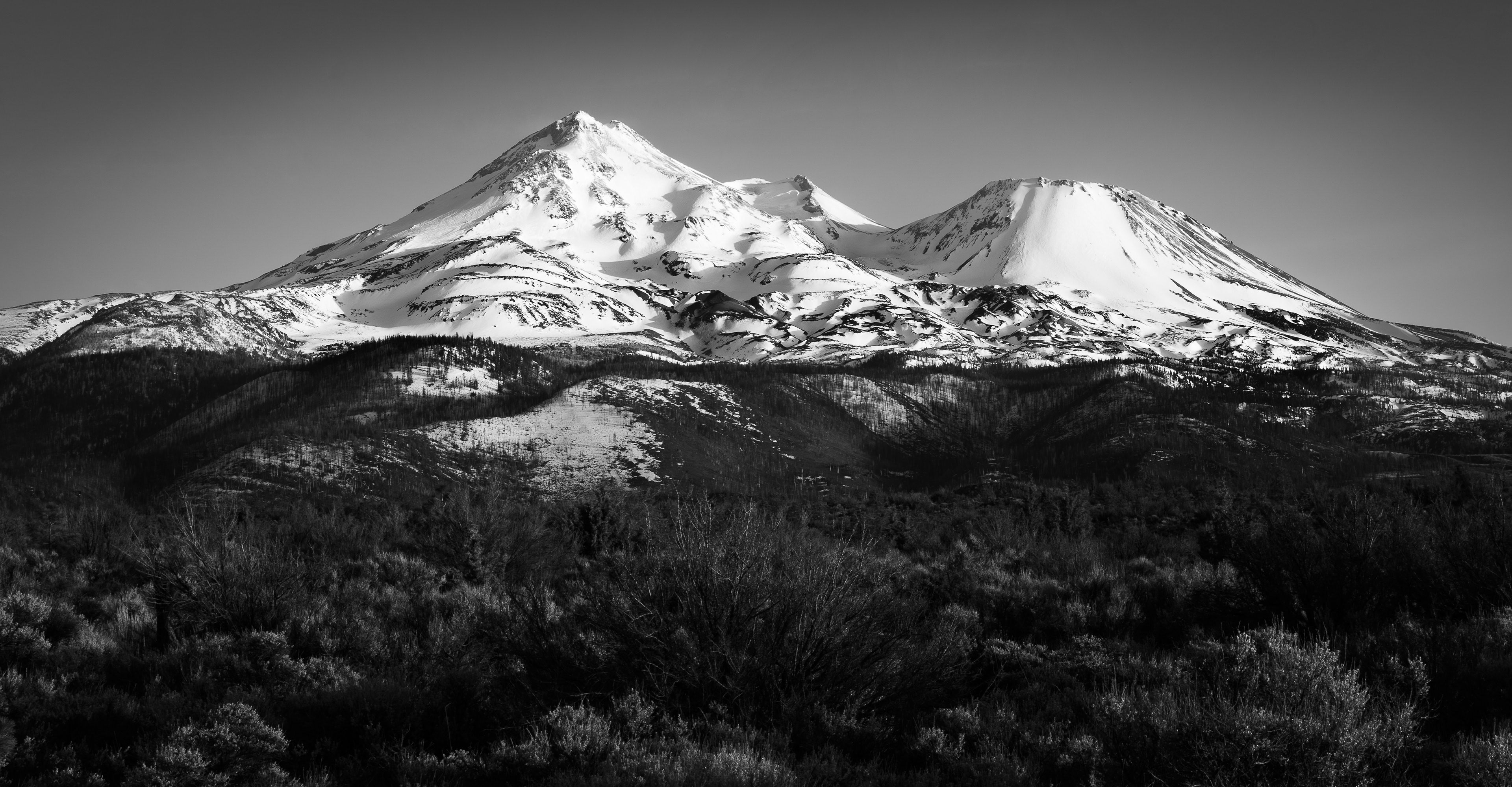 Mount Shasta and Shastina, Sunset #1