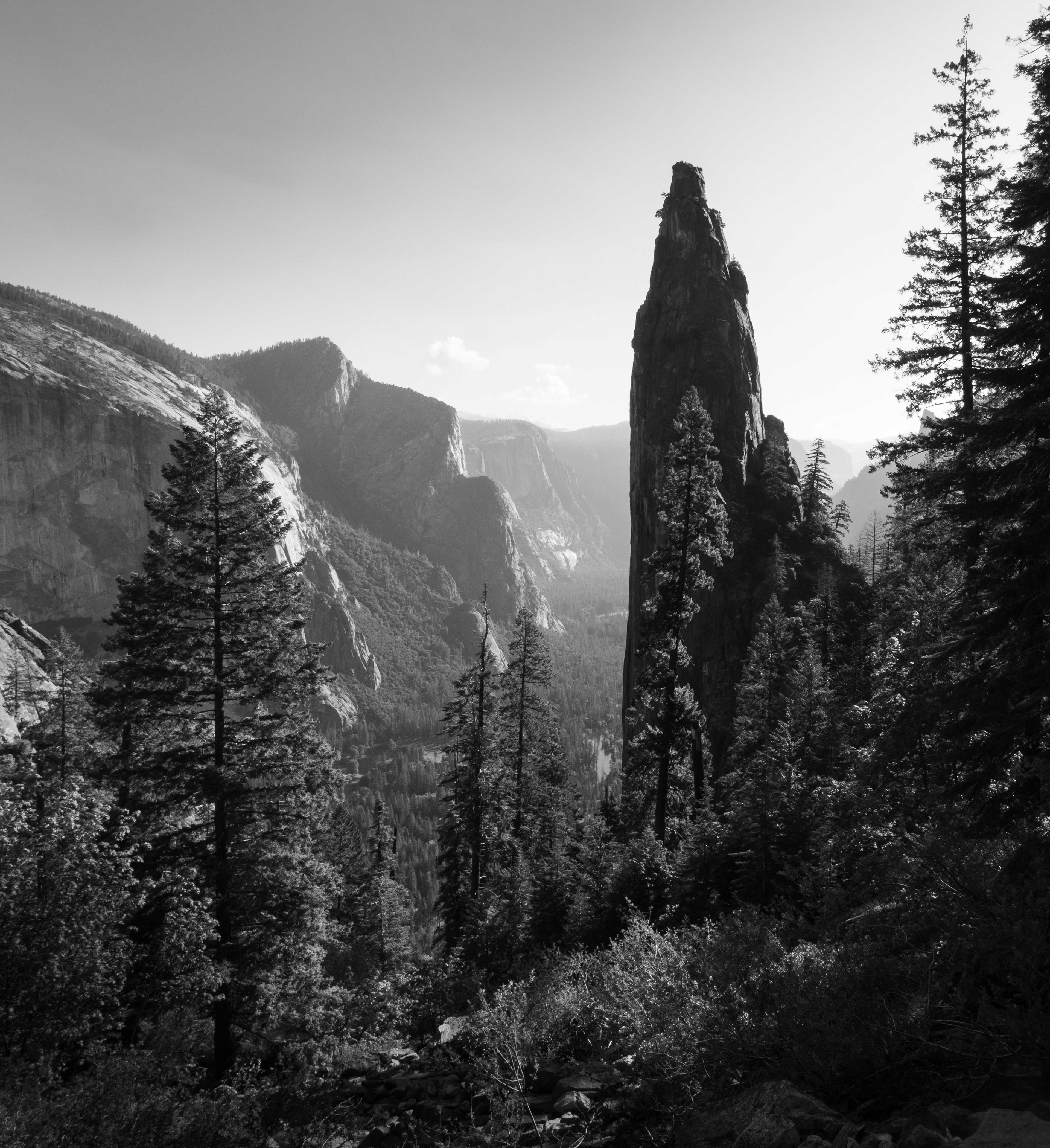 Cathedral Spire Overlooking Yosemite Valley