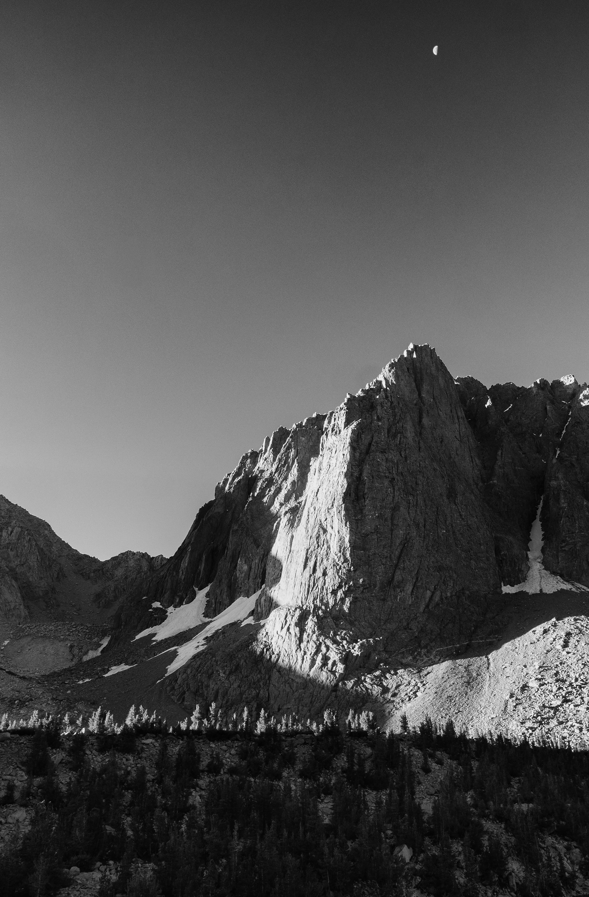 Moon Over Temple Crag
