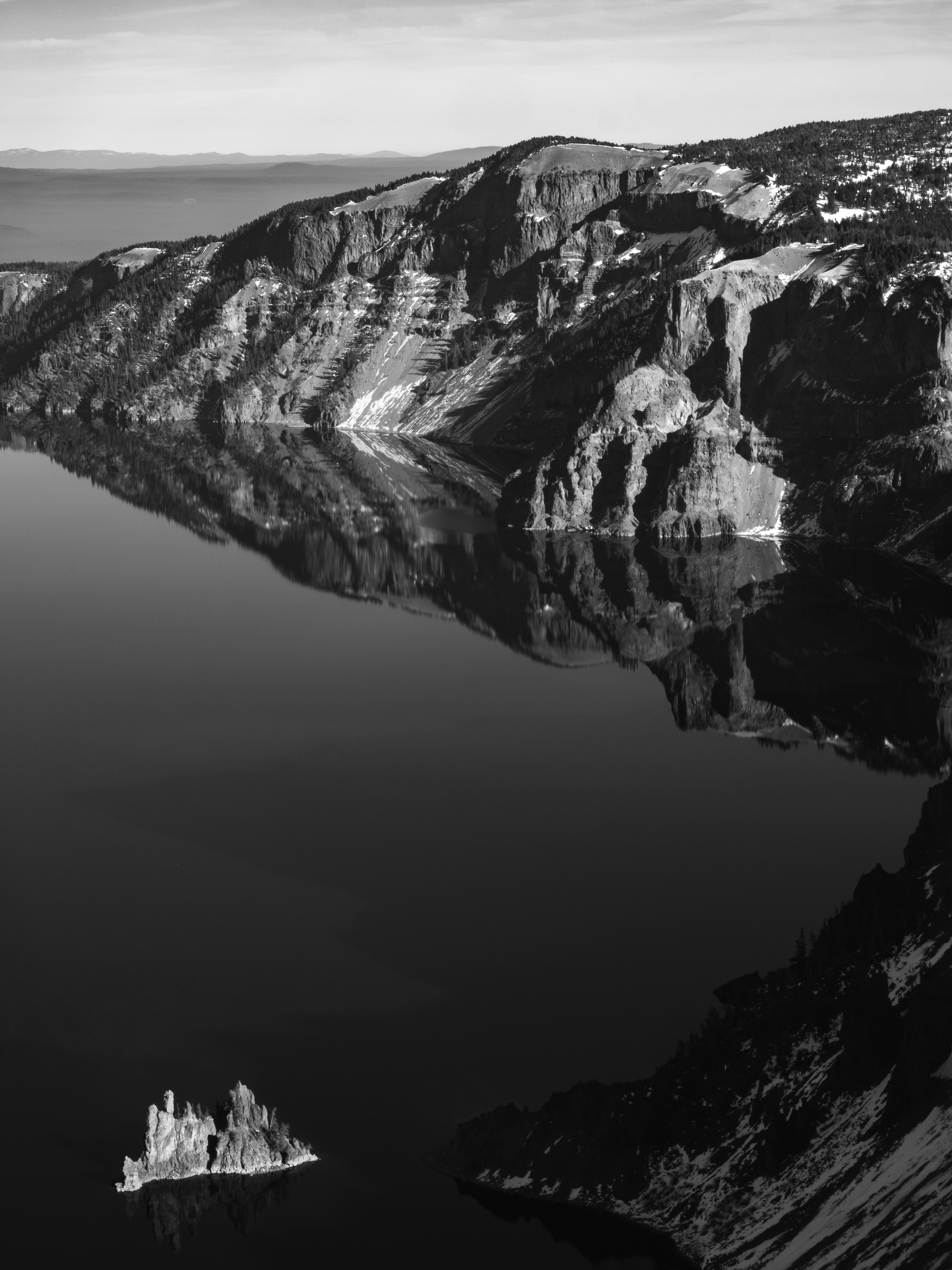 Crater Lake Cliffs and the Phantom Ship
