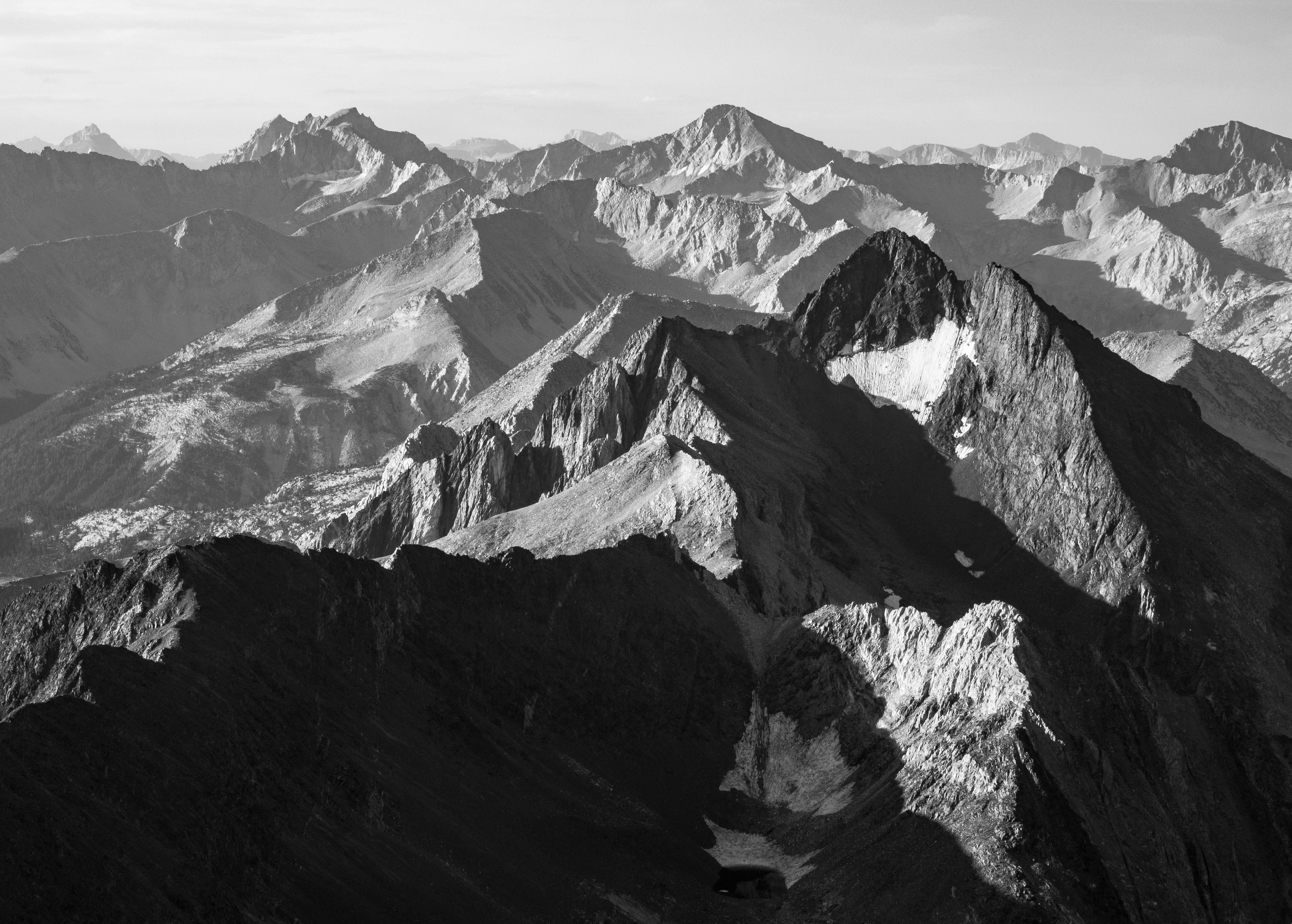 Rocky Slopes Below Red Slate Mountain