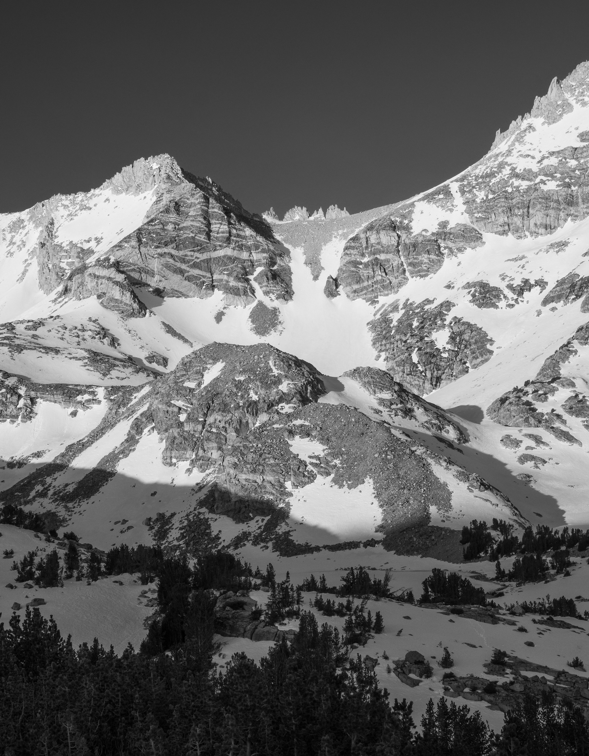 Mountains Above Treasure Lakes