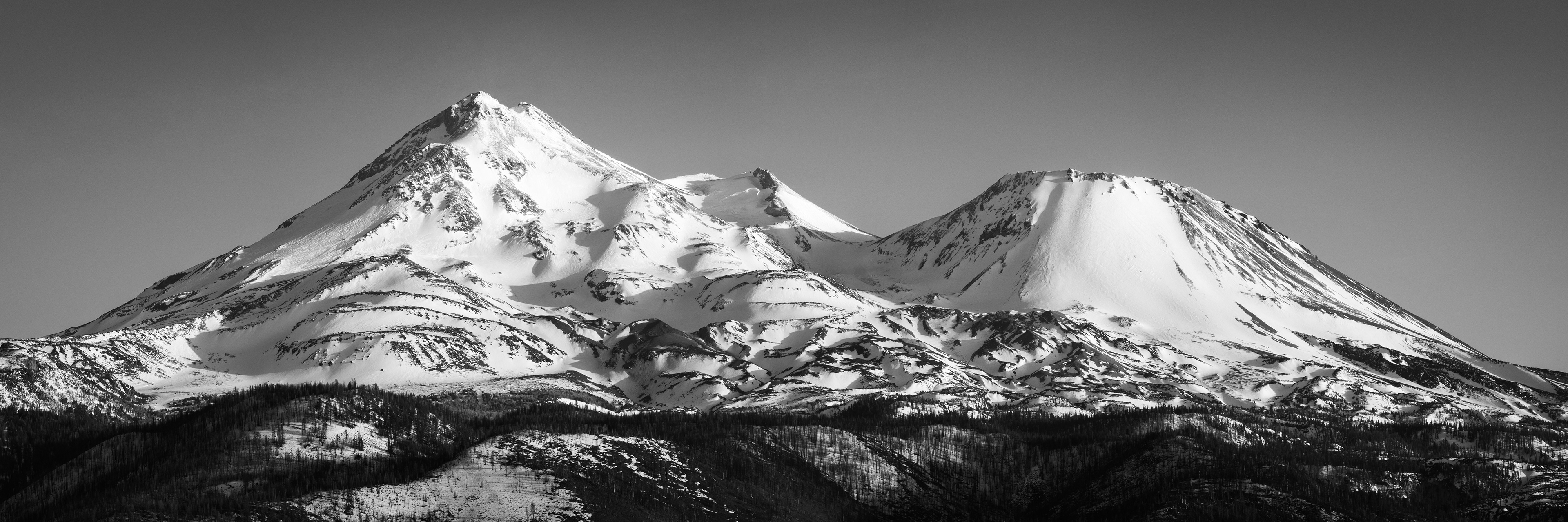 Mount Shasta and Shastina, Sunset #2