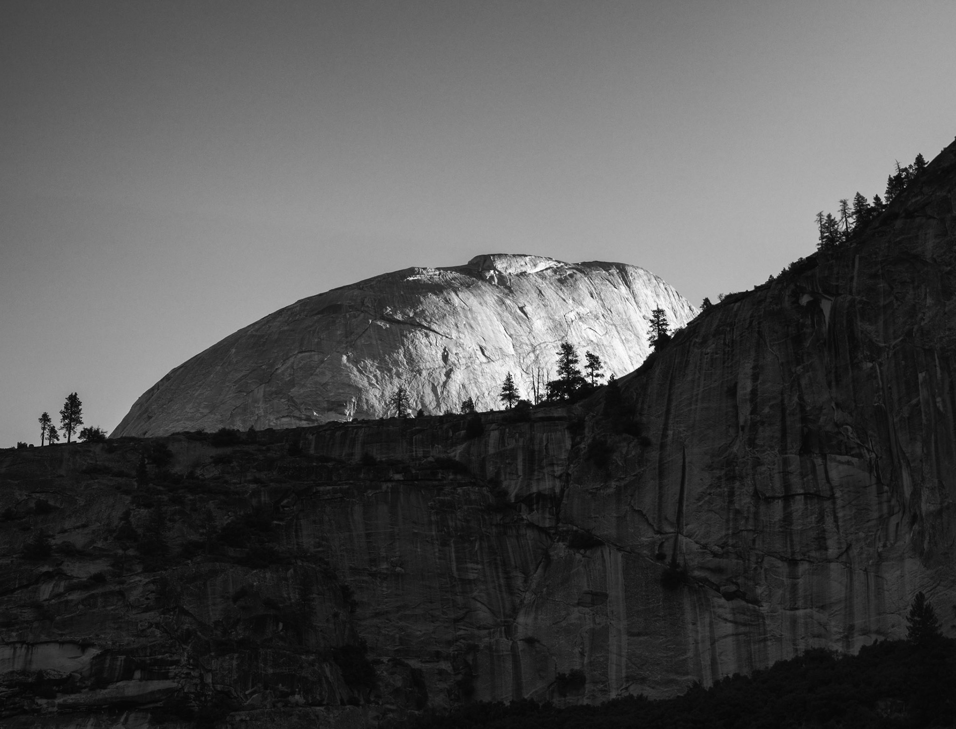 Sunrise on Half Dome
