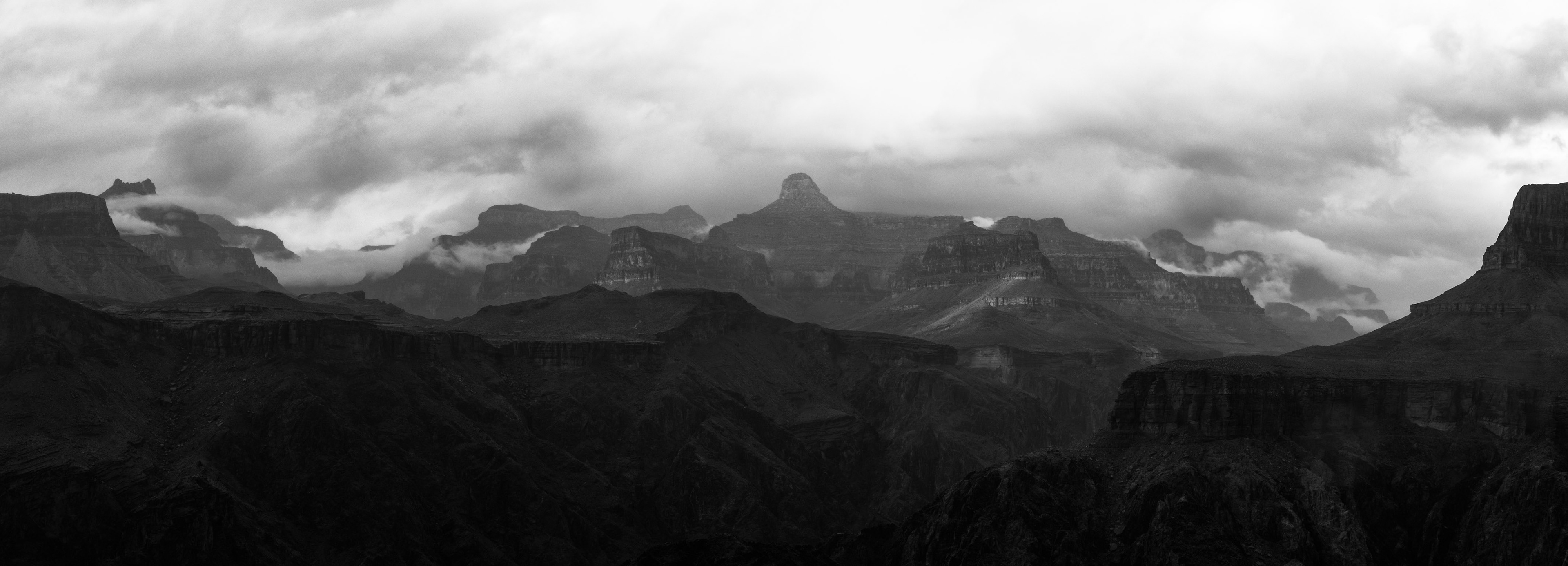 North Rim of the Garnd Canyon in the Rain