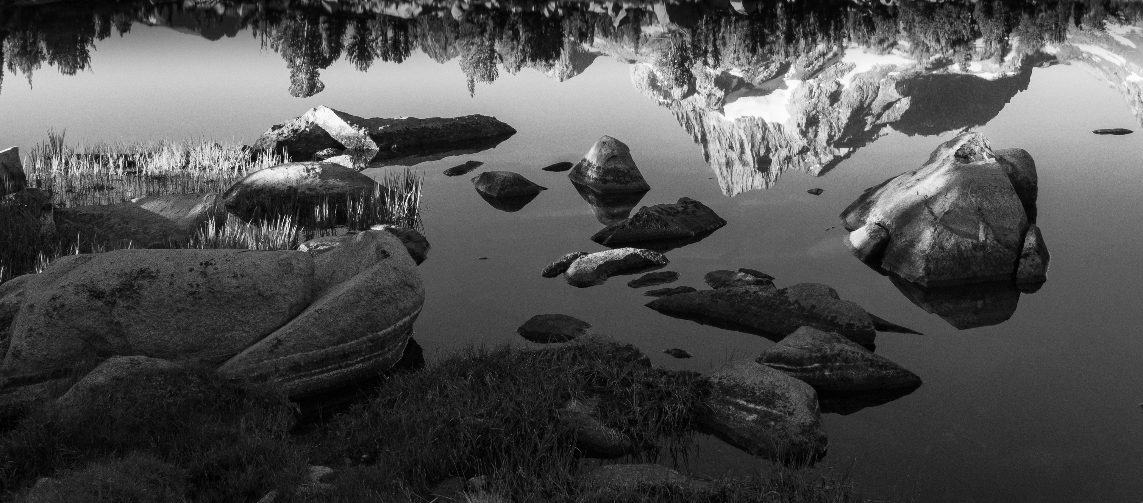 Rocks in a Lake
