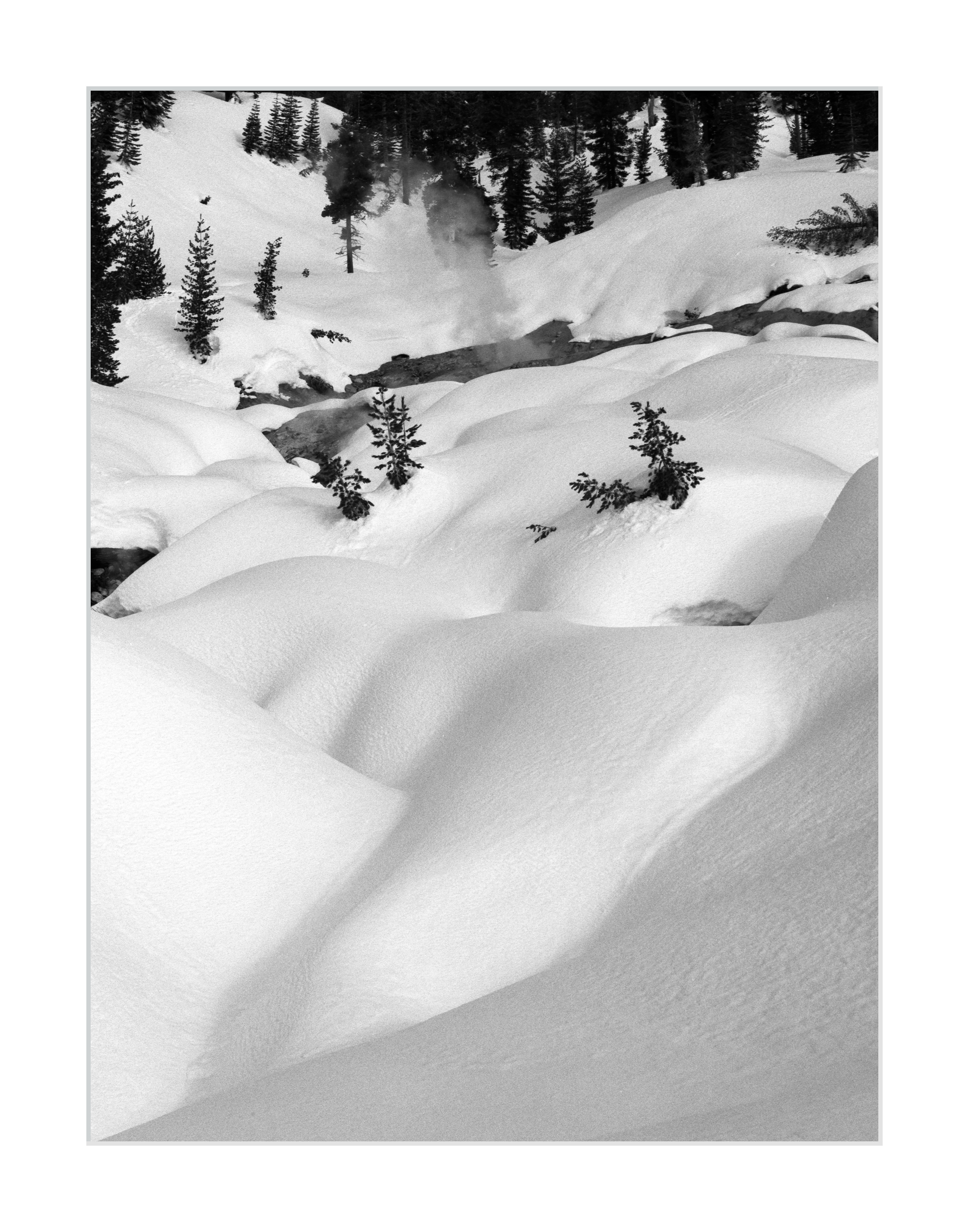 Lassen Sulphur Works in Winter