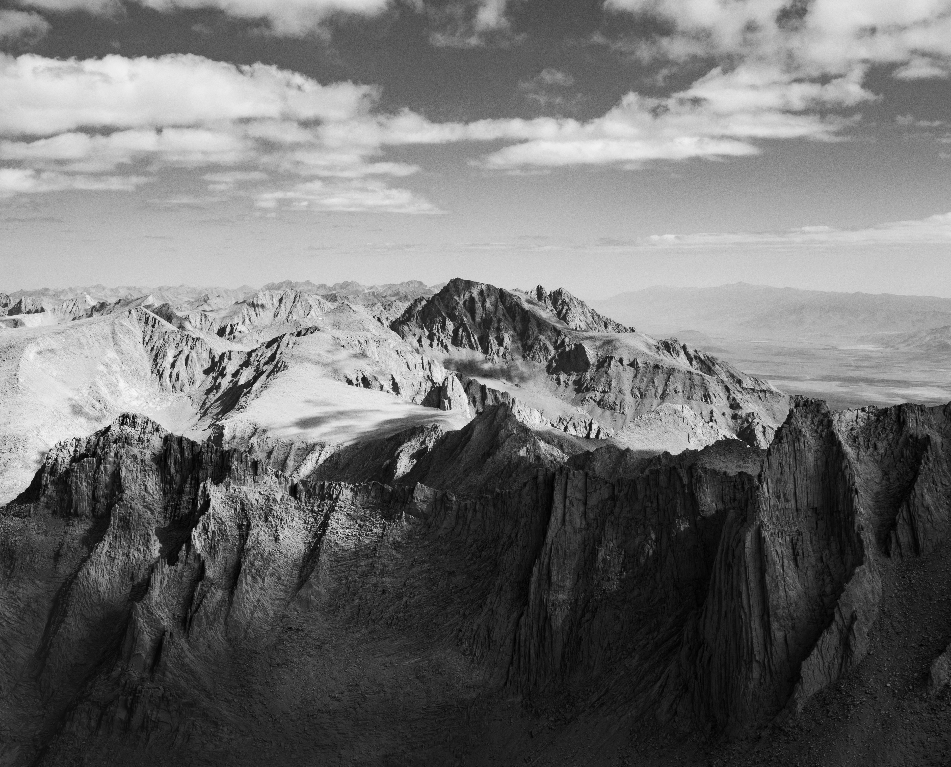 Mountains north from Mount Whitney