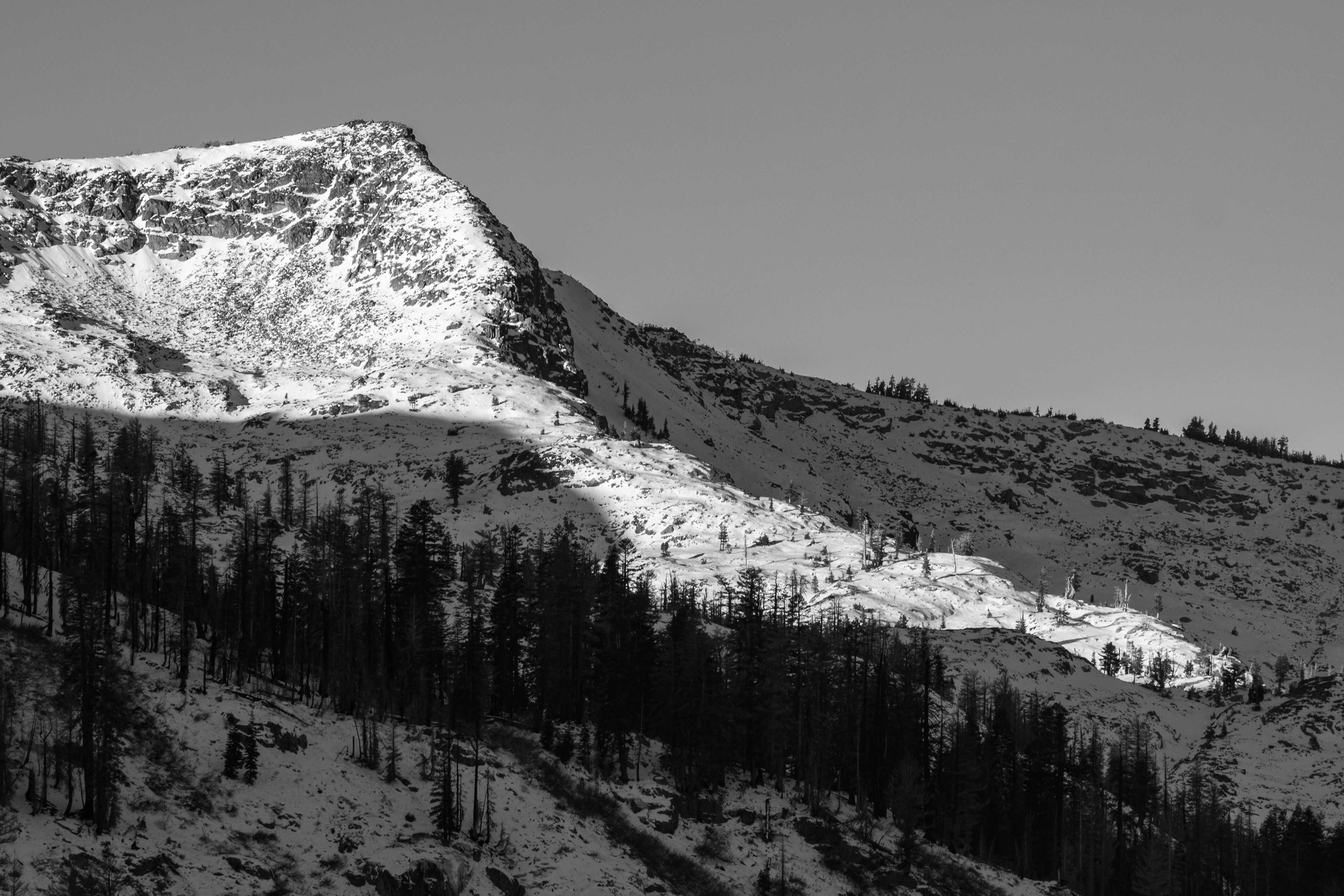 Ralston Peak Dusted in Snow