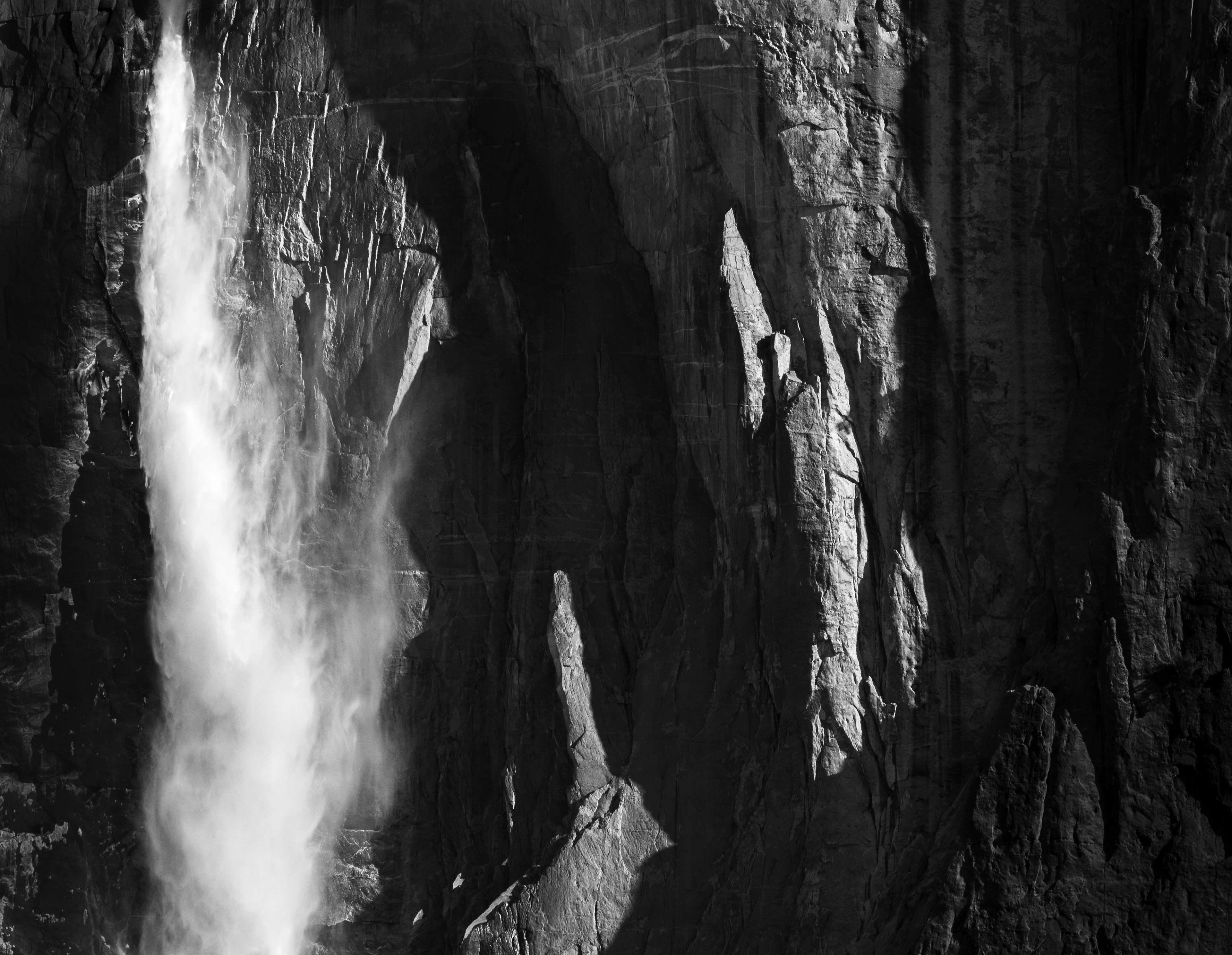 Water and Granite, Yosemite Falls