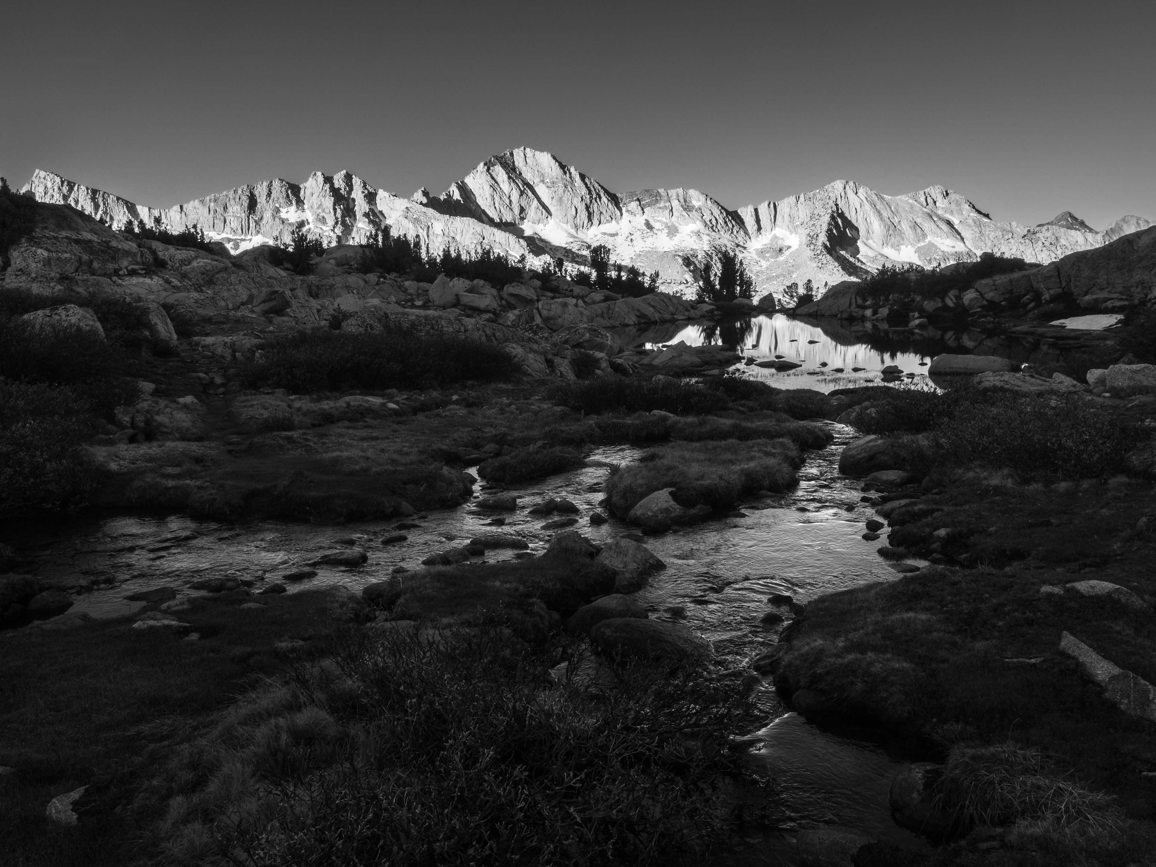 Flowing Streams in Dusy Basin