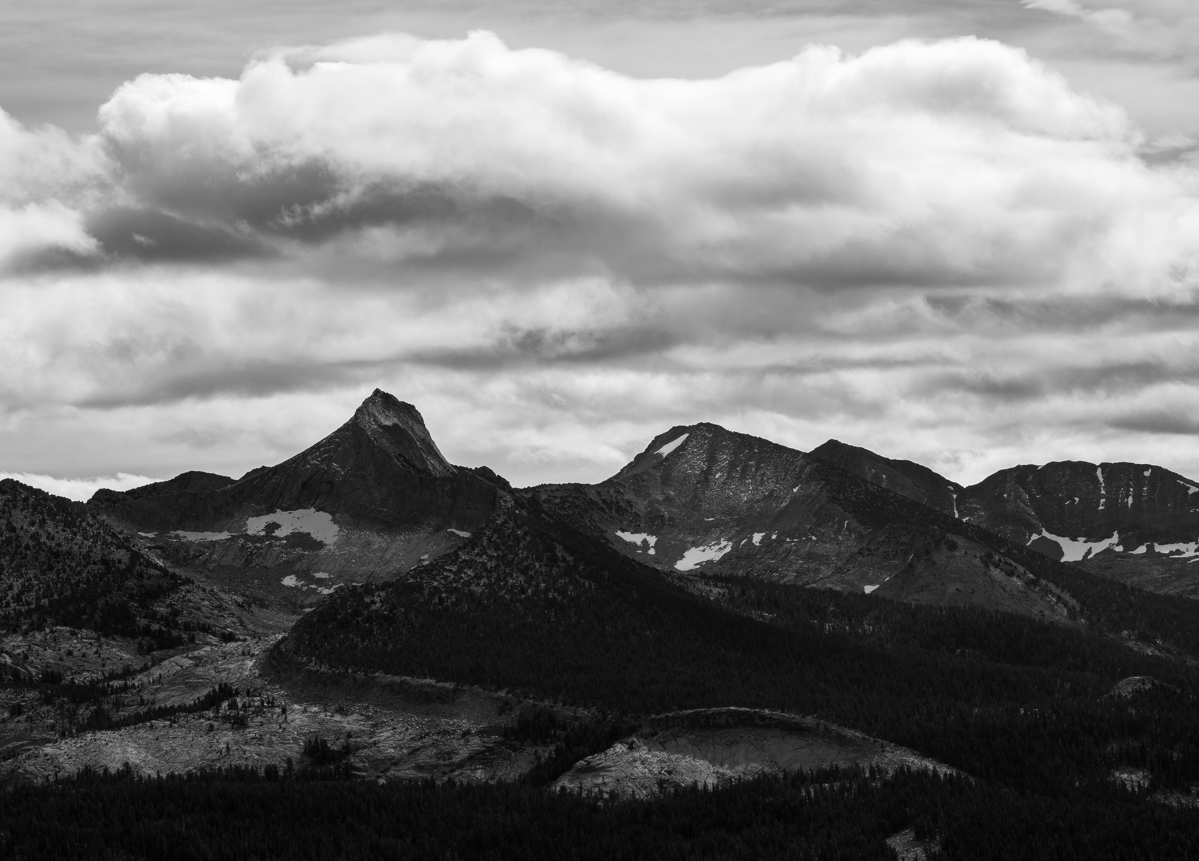 Clouds Over Mount Clark and the Clark Range