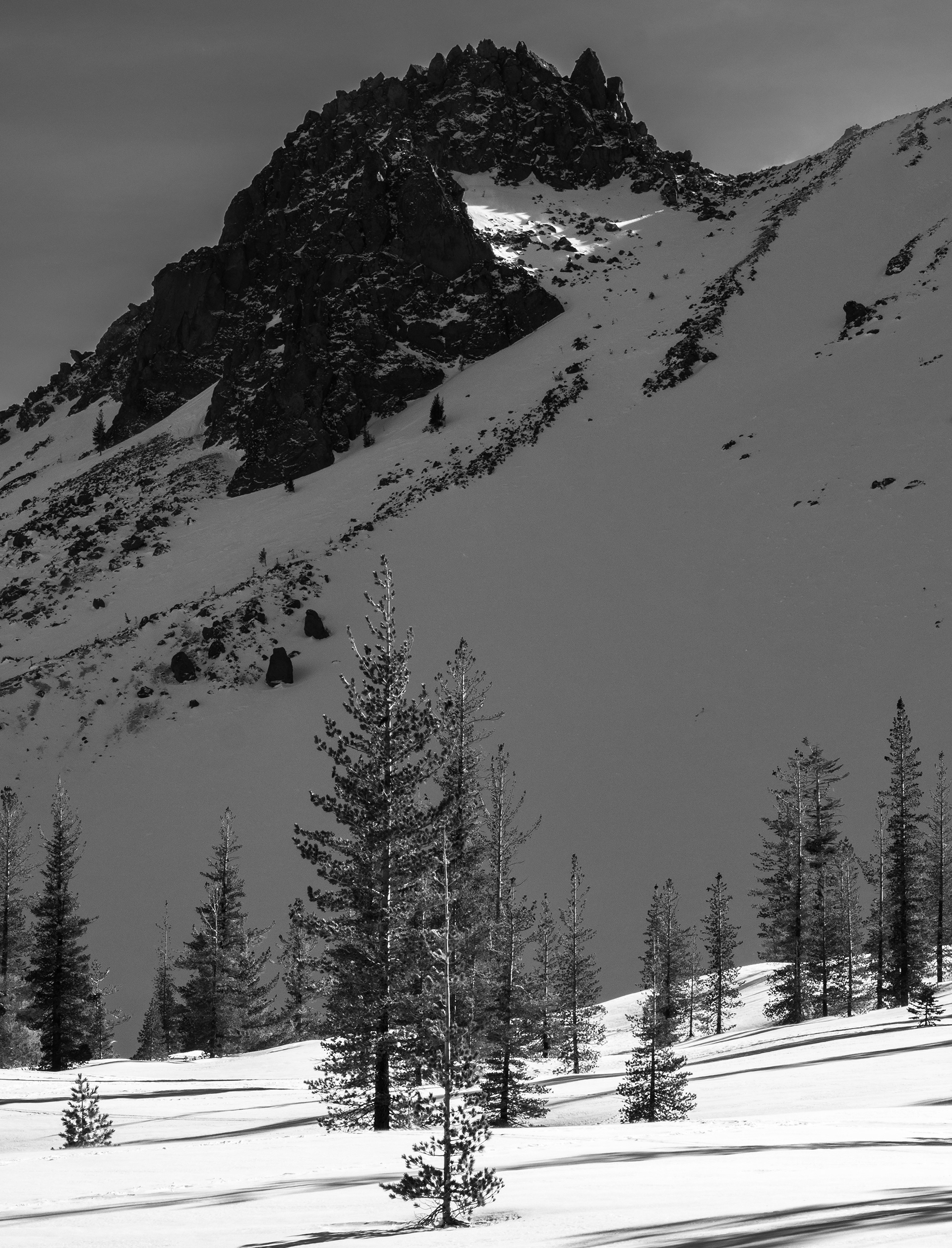 Approaching Crags Lake