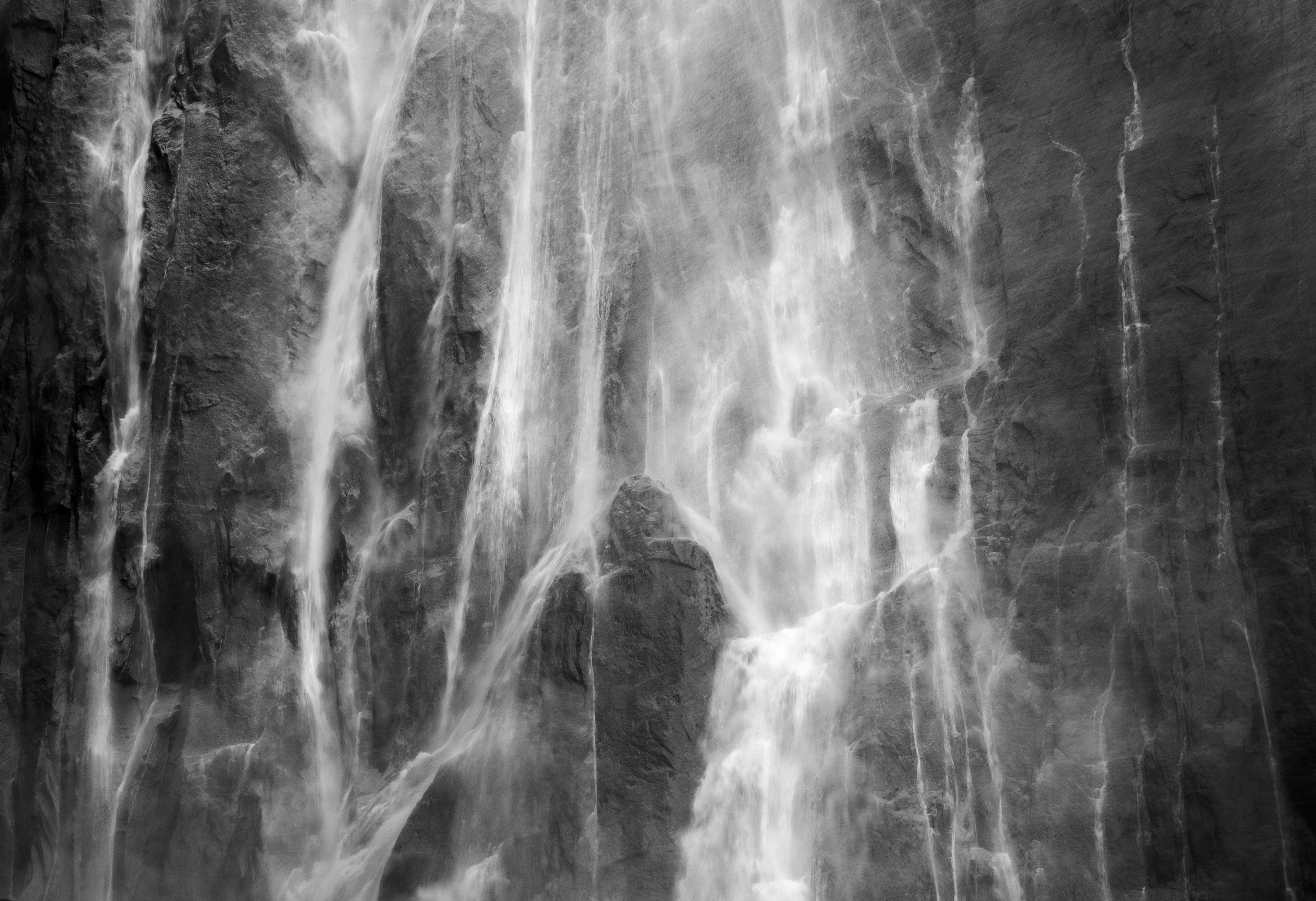 Granite Draped in Water