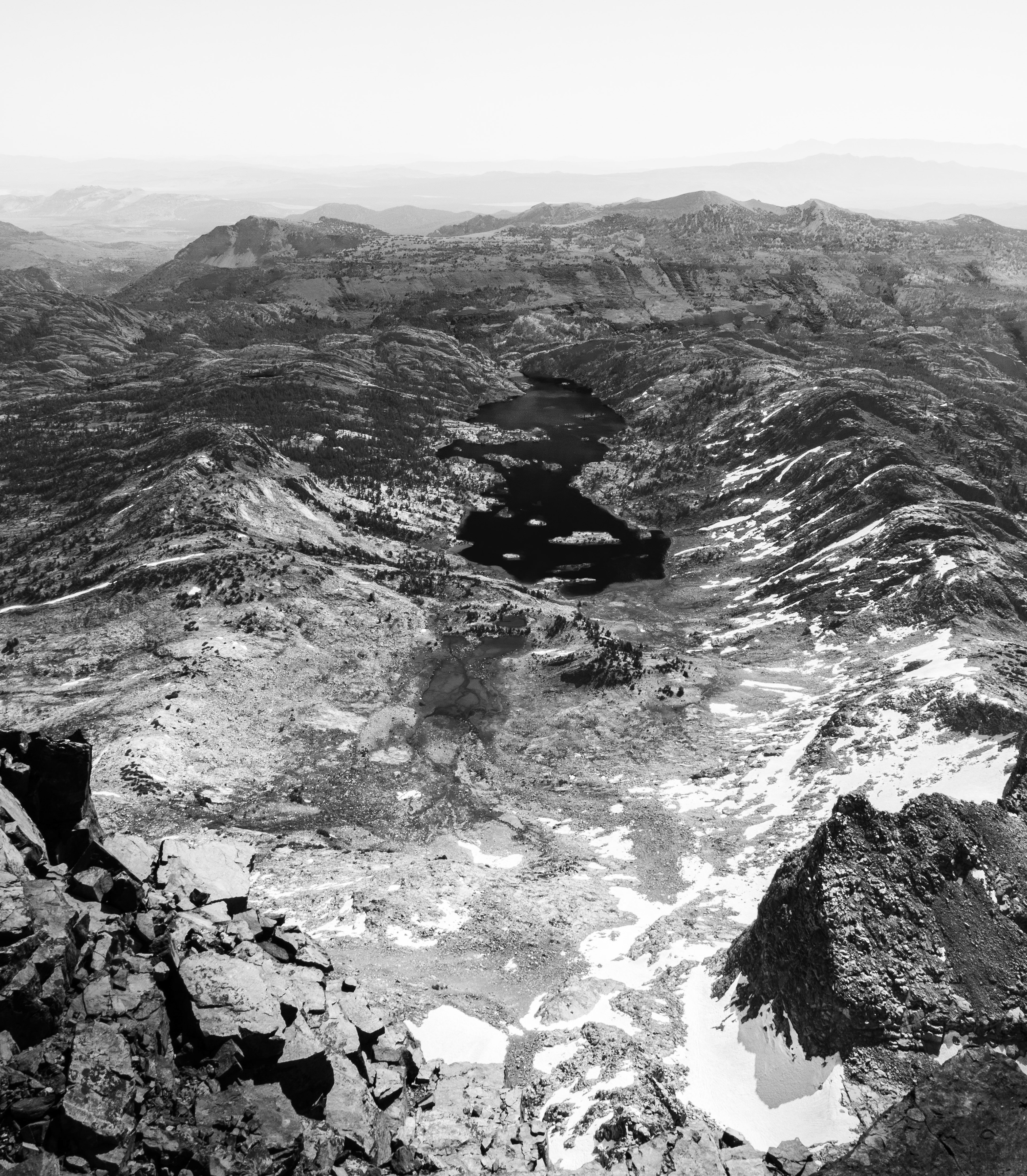 Garnet Lake Seen From Banner Peak