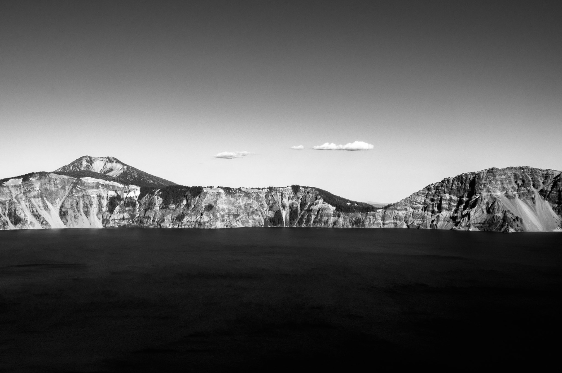 Lone Clouds over Crater Lake