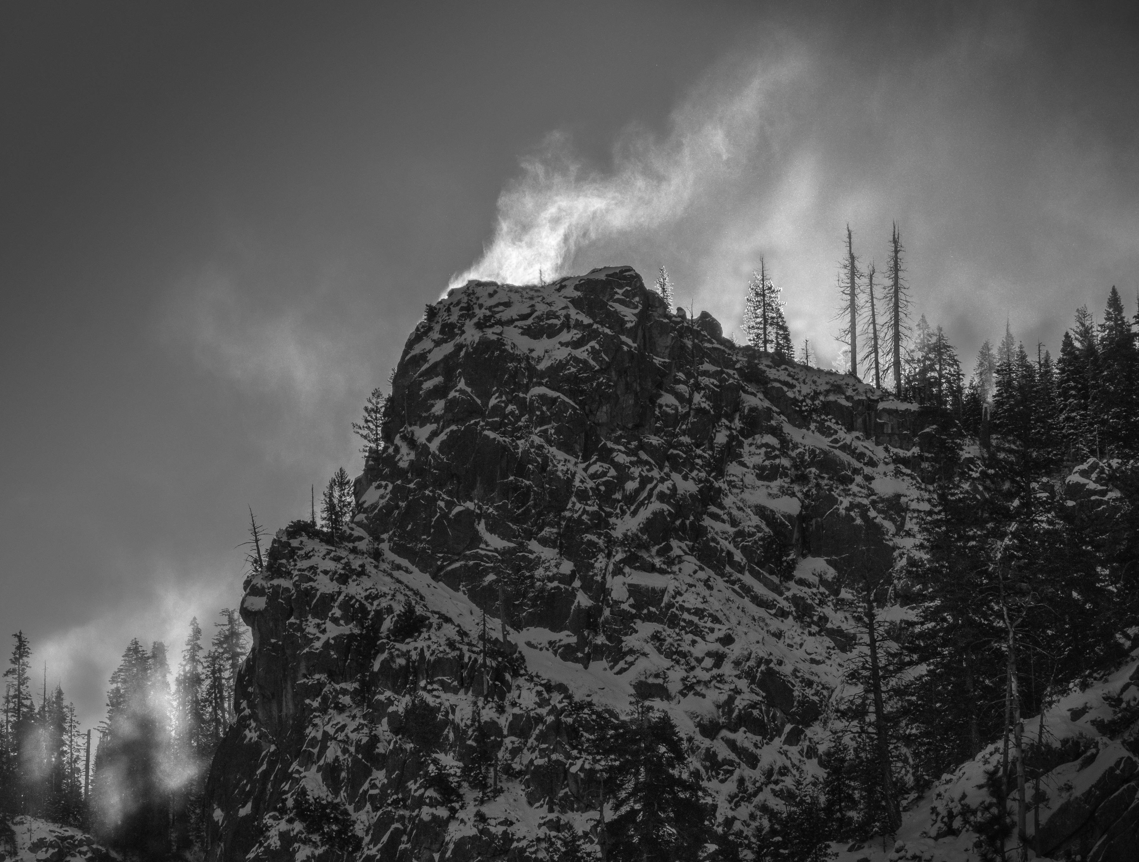 Blowing Snow on Old Inspiration Point