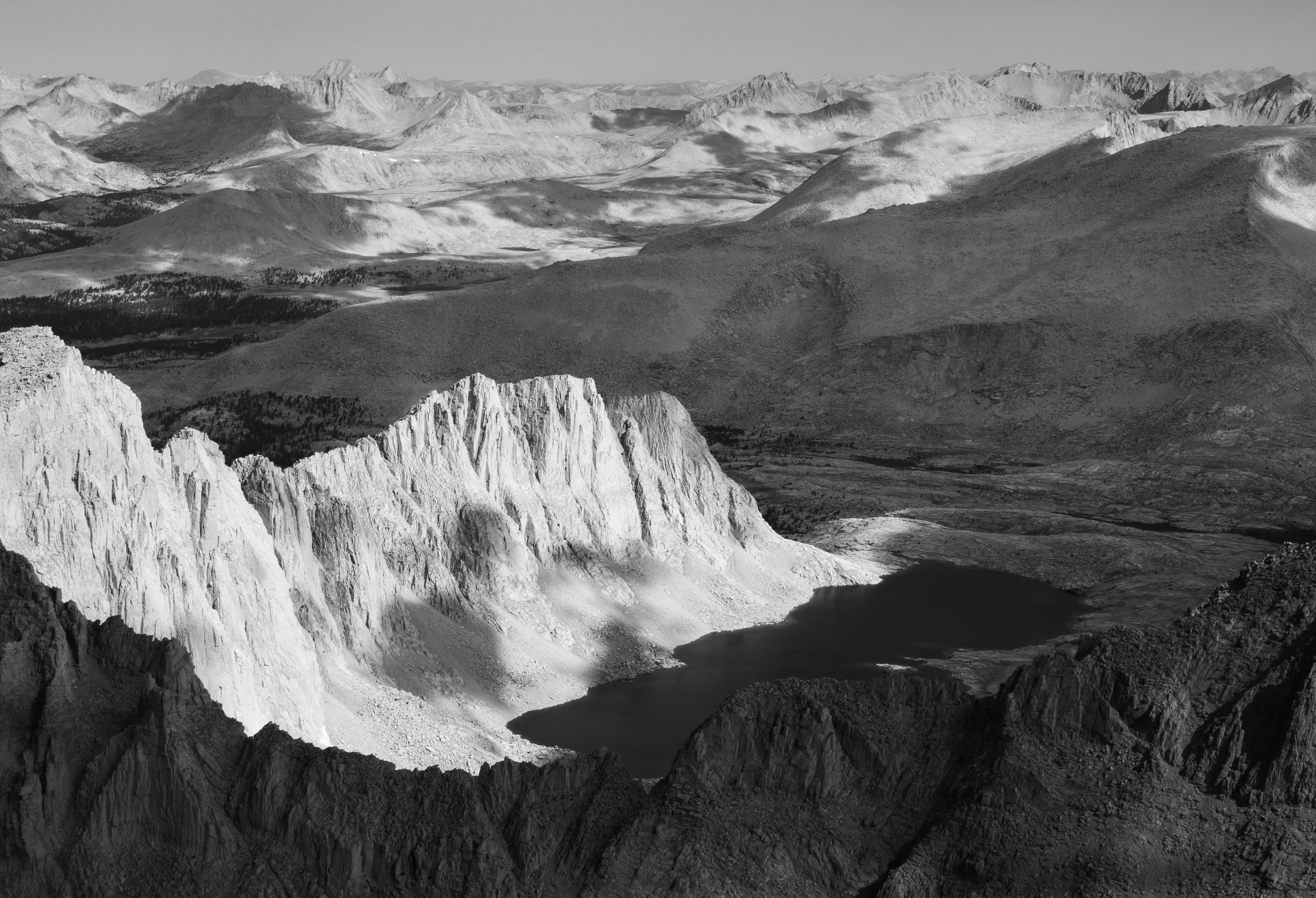 Wales Lake from Mount Whitney