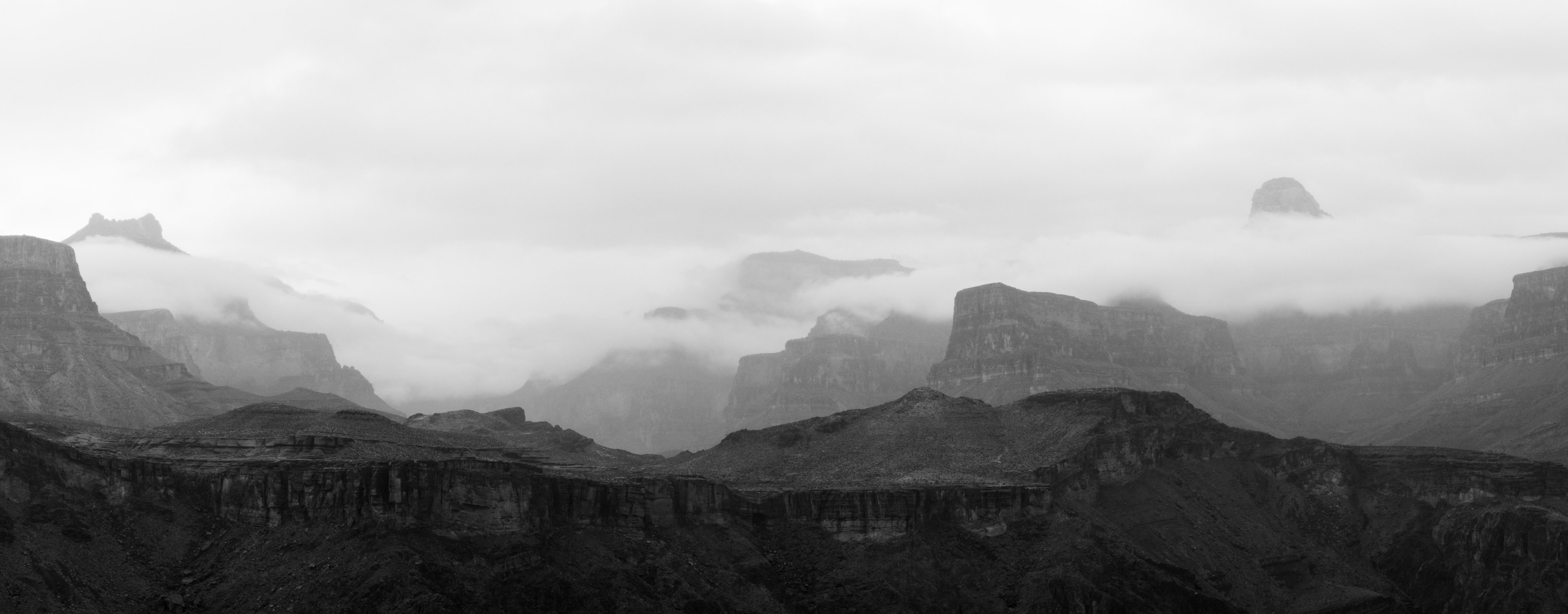 Clouds Enveloping the North Rim #1