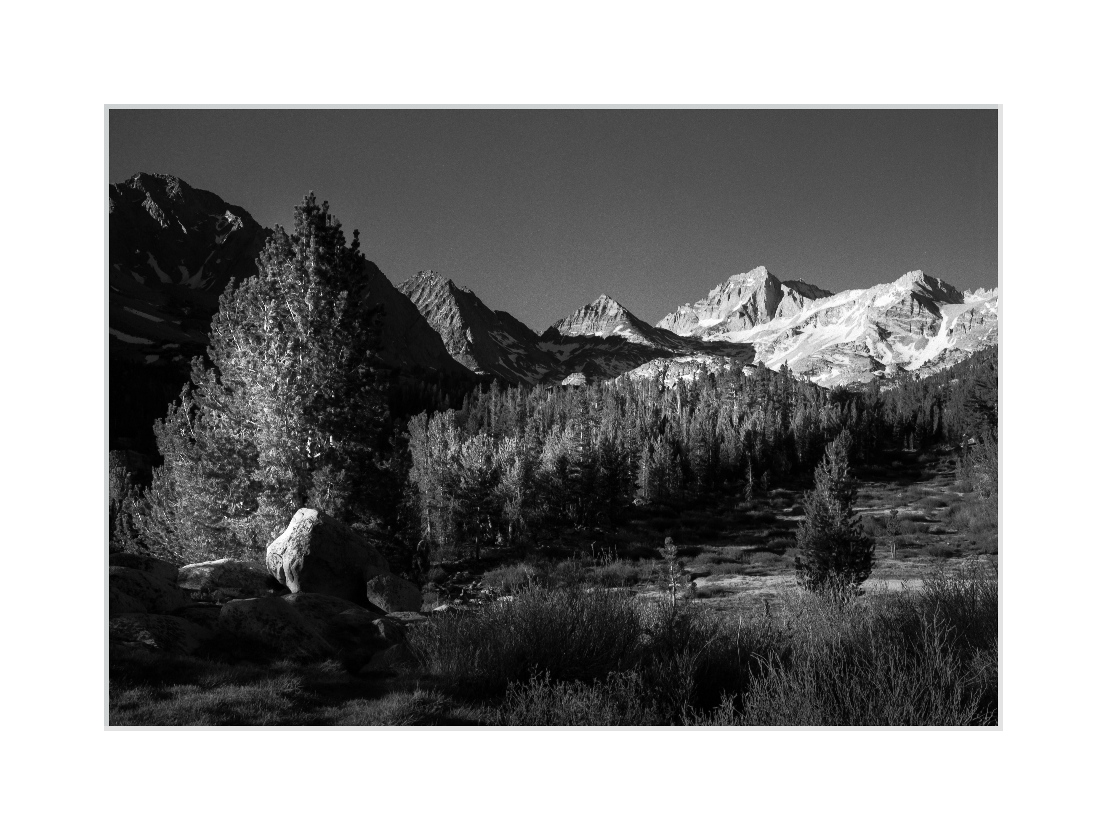 Early Morning Light in Little Lakes Valley