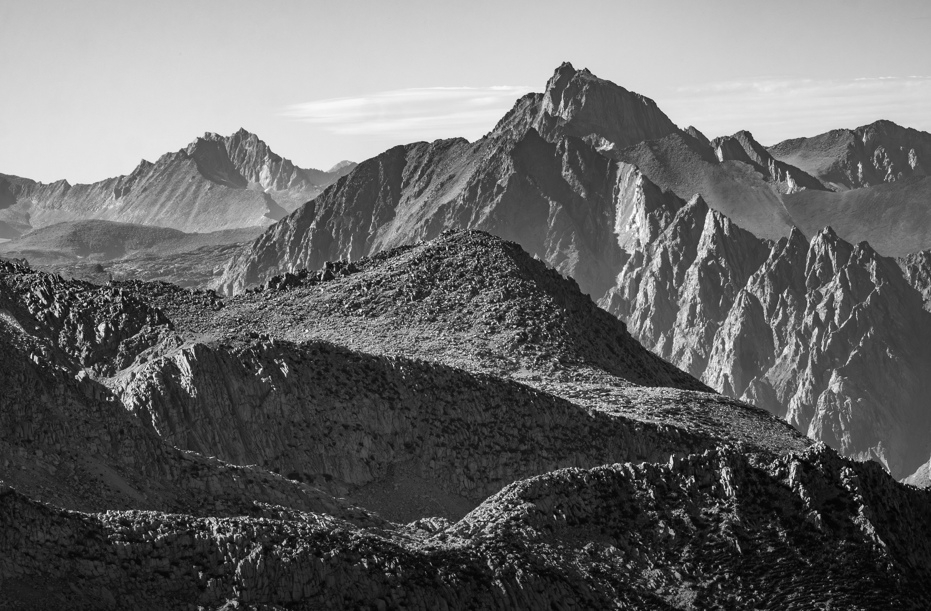 Mount Humphreys and Mount Abbot in Late Afternoon