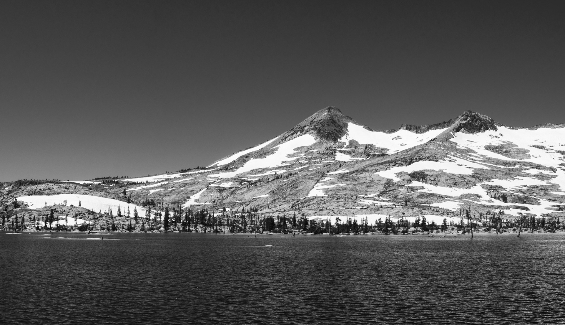 Crystal Range over Lake Aloha