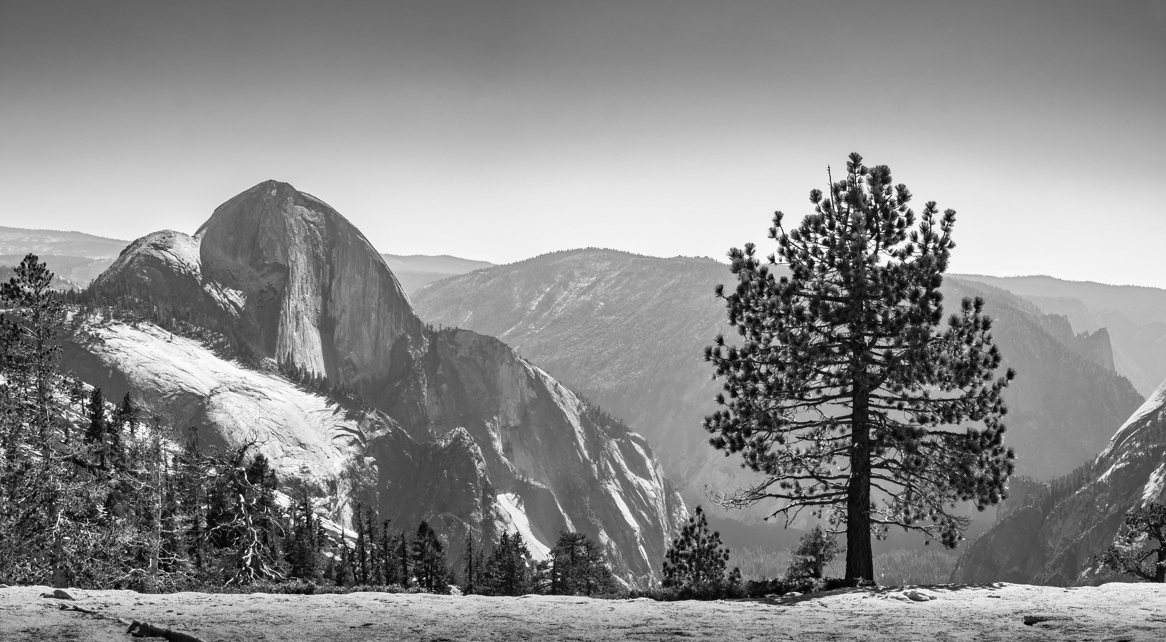 Yosemite Valley From Mount Watkins