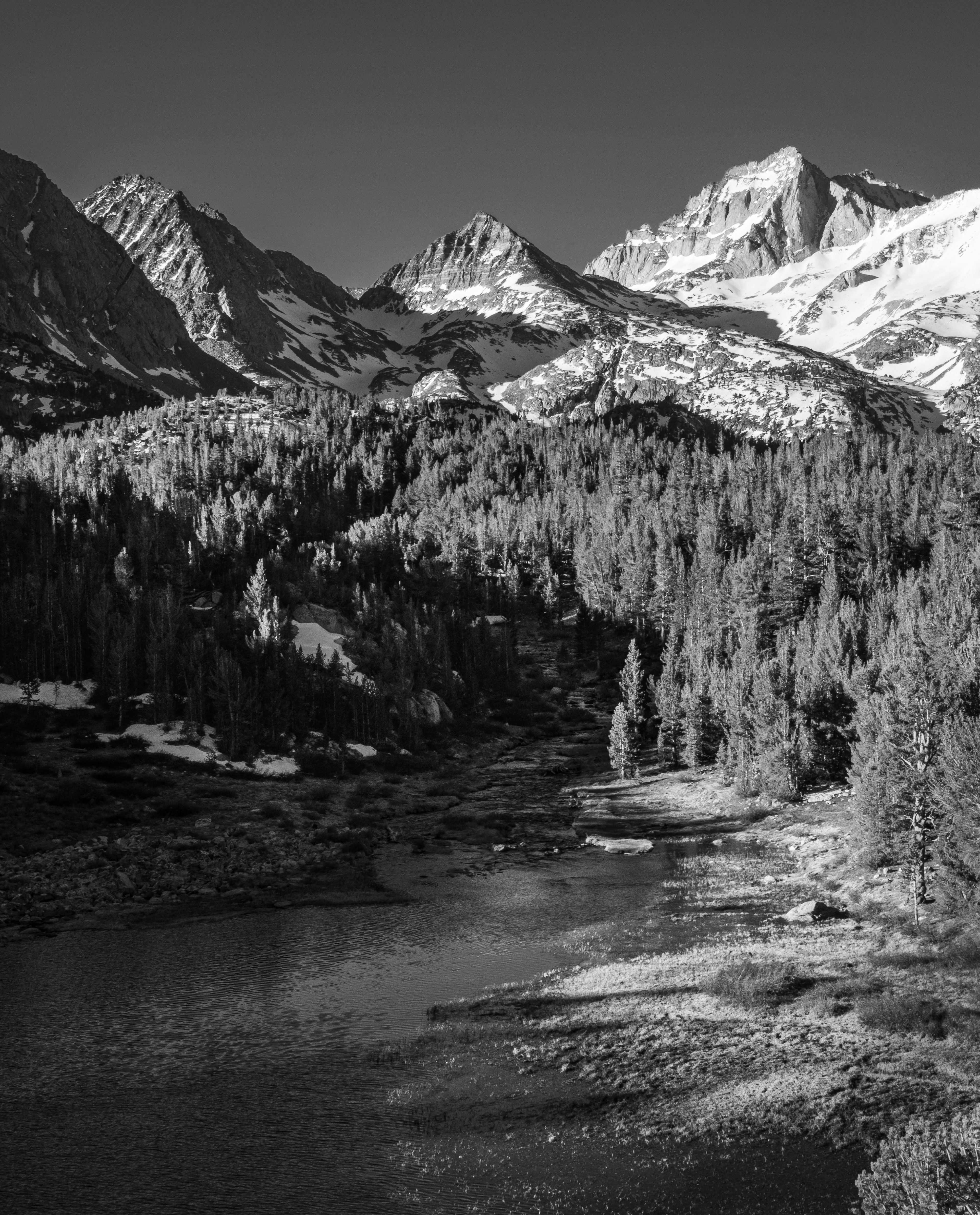Rock Creek as it Flows From Little Lakes Valley