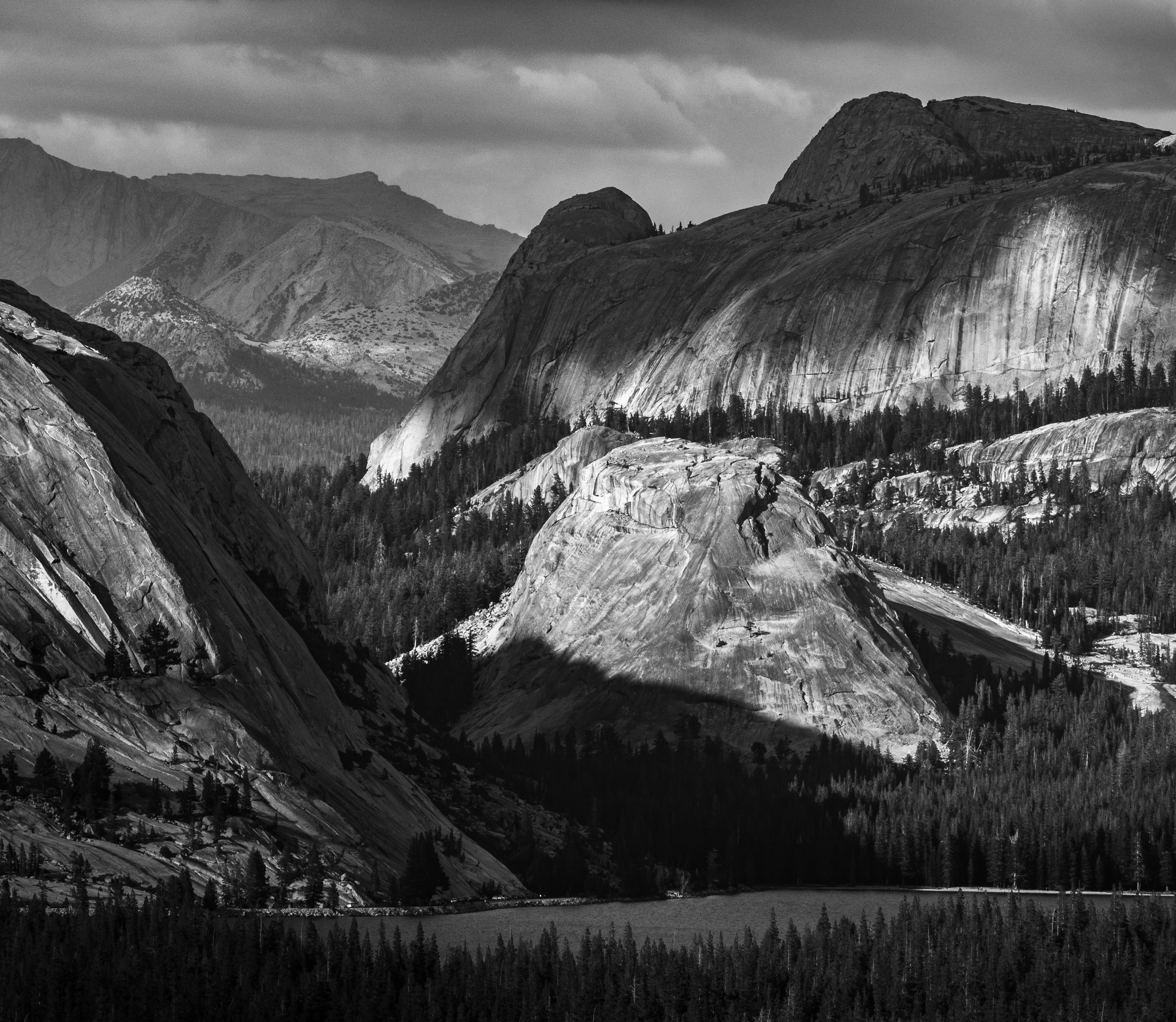 Granite Domes Overlooking Lake Tenaya