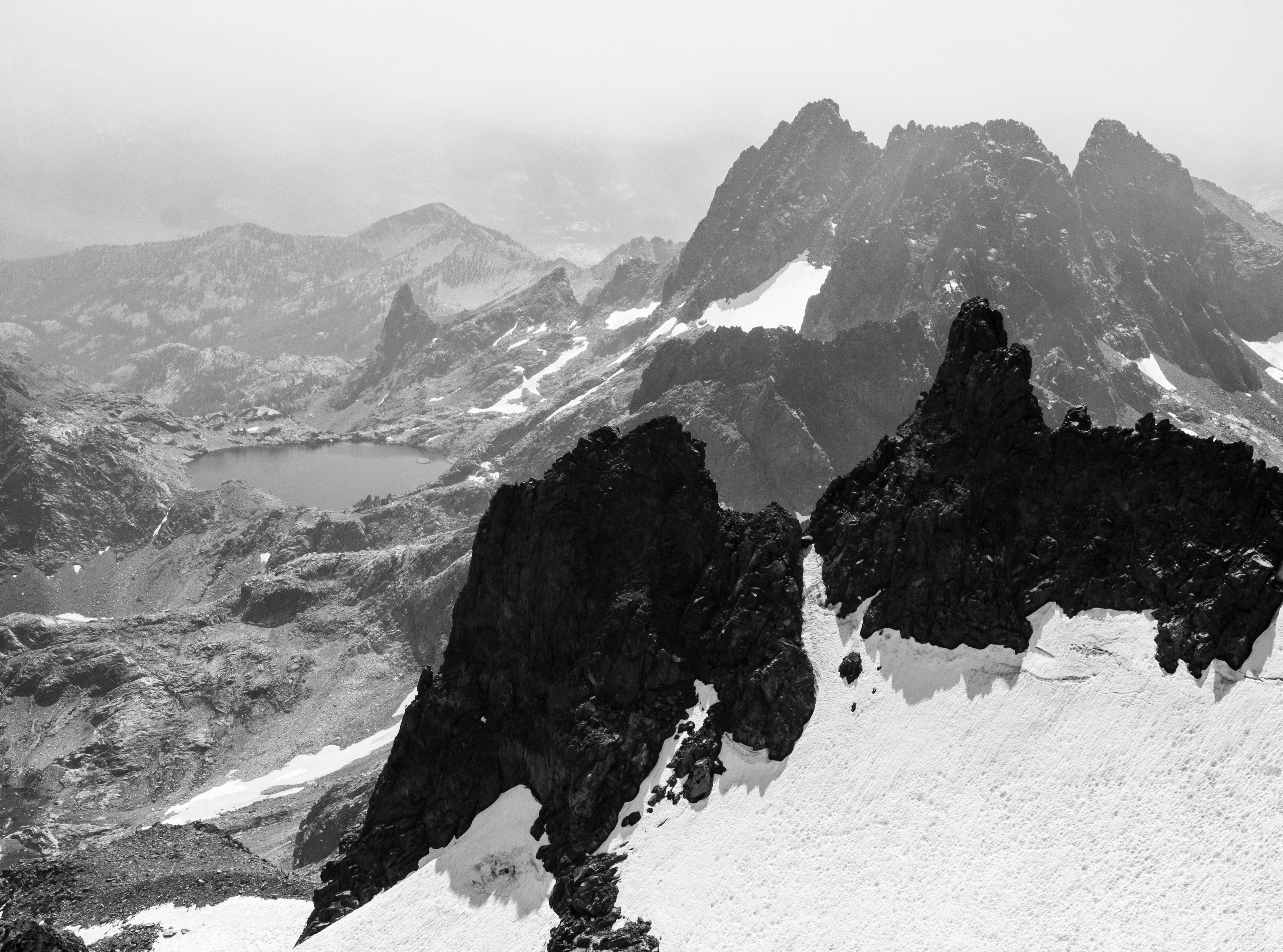 Cecile Lake and the Minarets