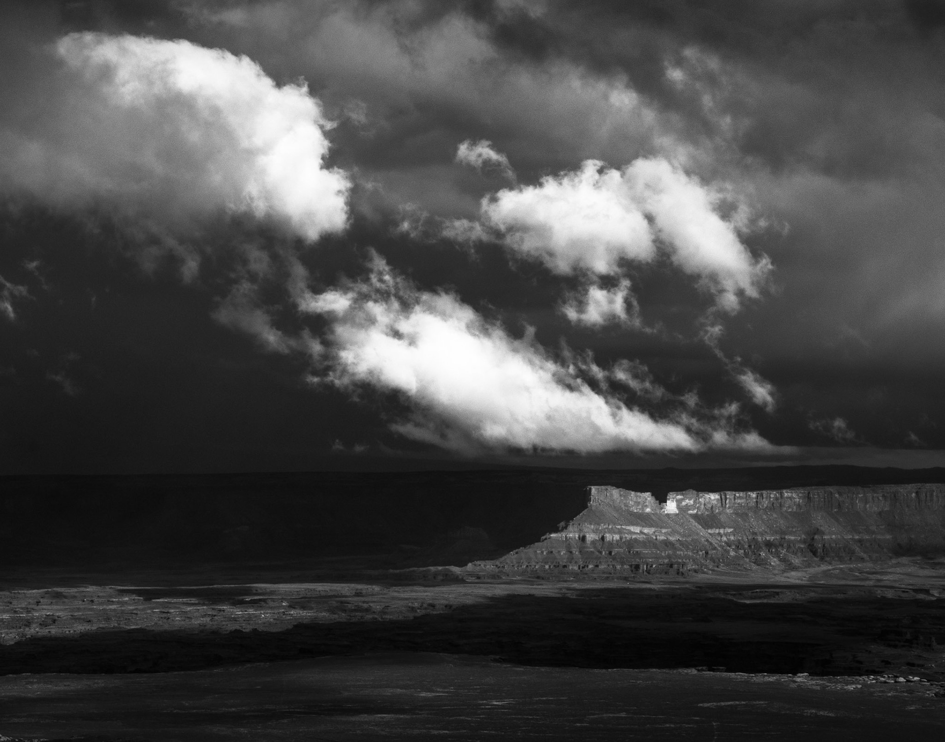 Three Clouds Above the Canyon