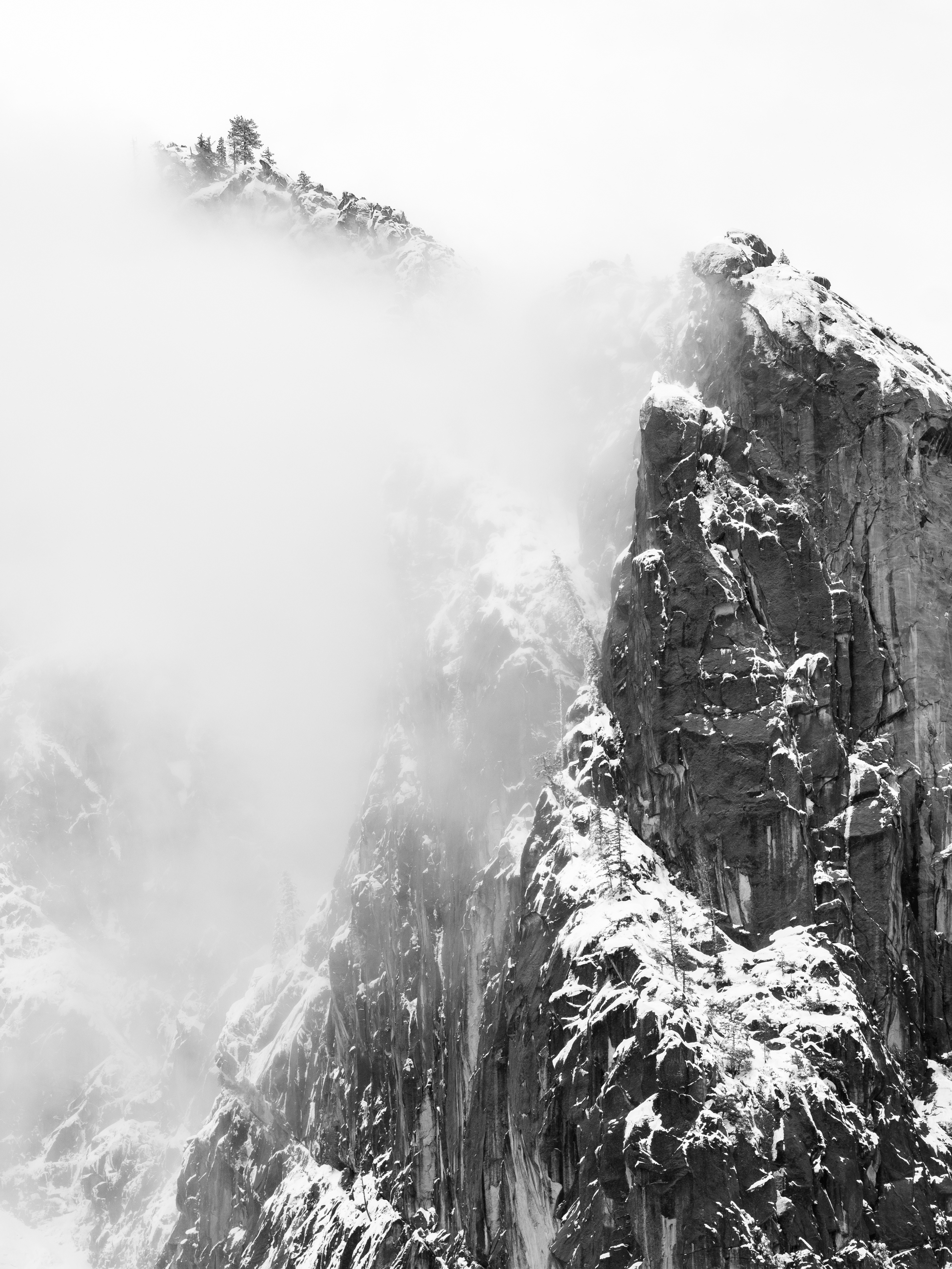 Cathedral Rocks in Fog 2