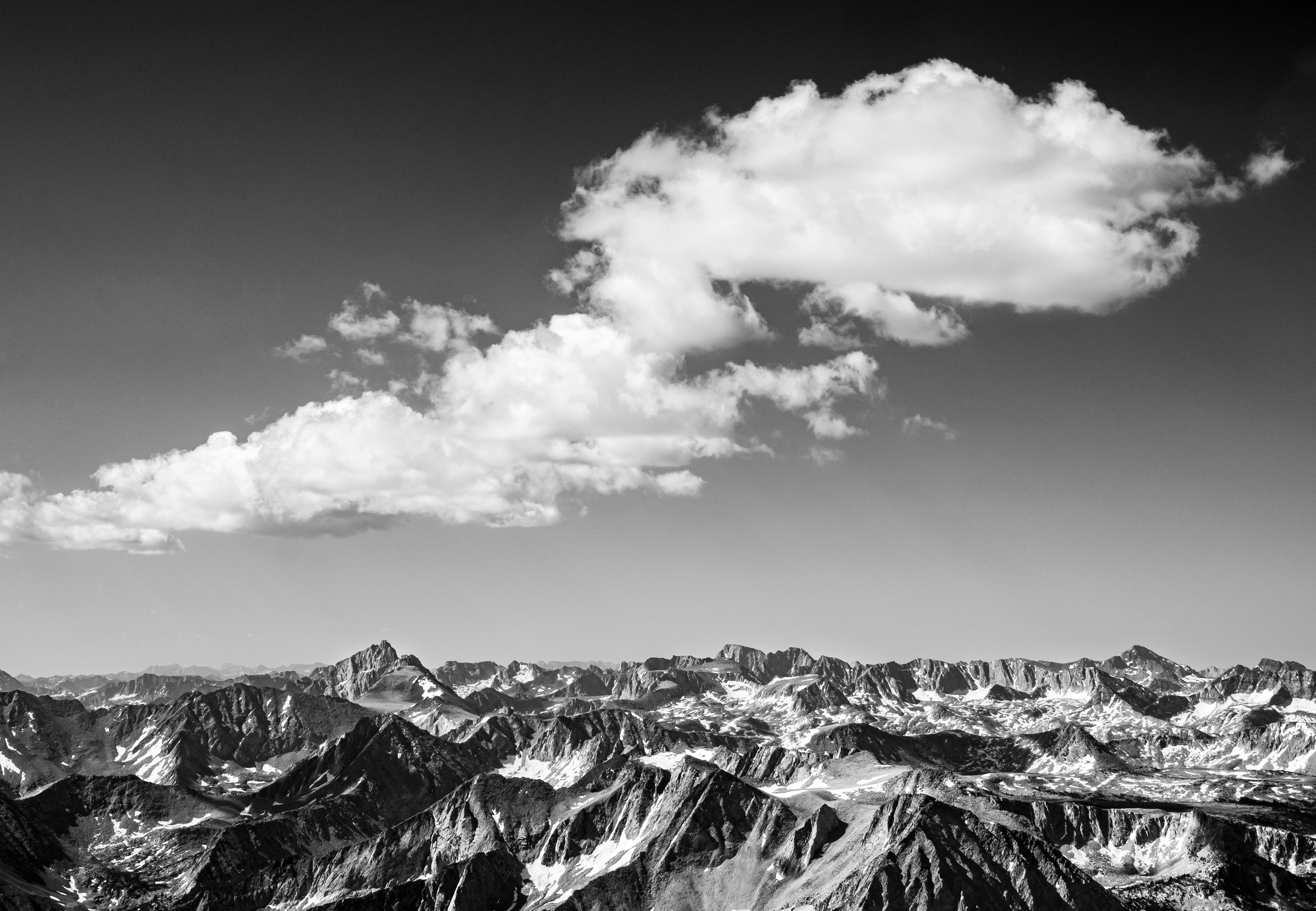 Peaks of Inyo National Forest Seen From Mount Morgan
