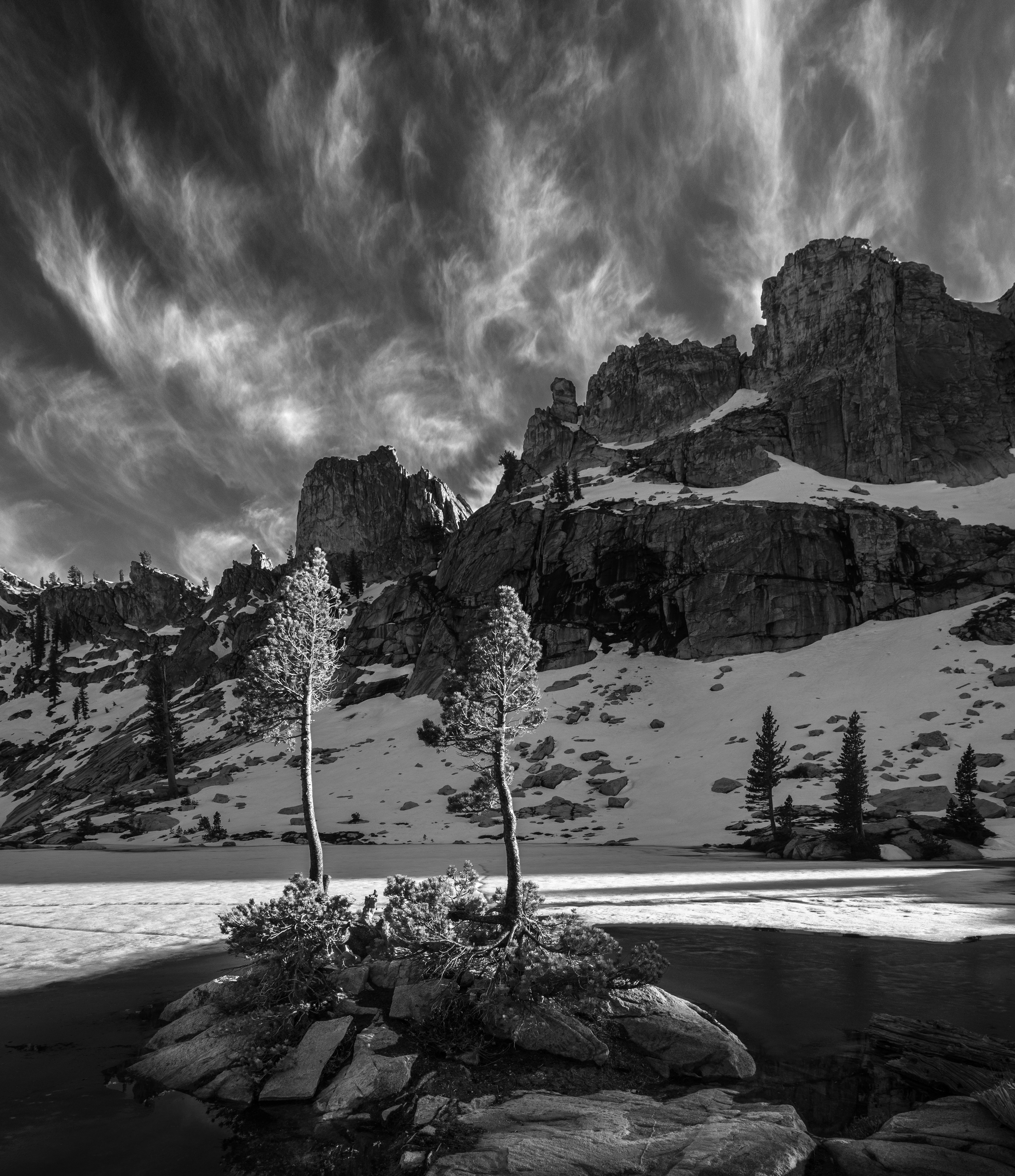 Sunset at the Edge of Pear Lake