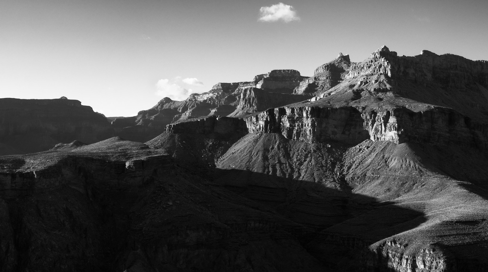 Light on the Walls of the Grand Canyon