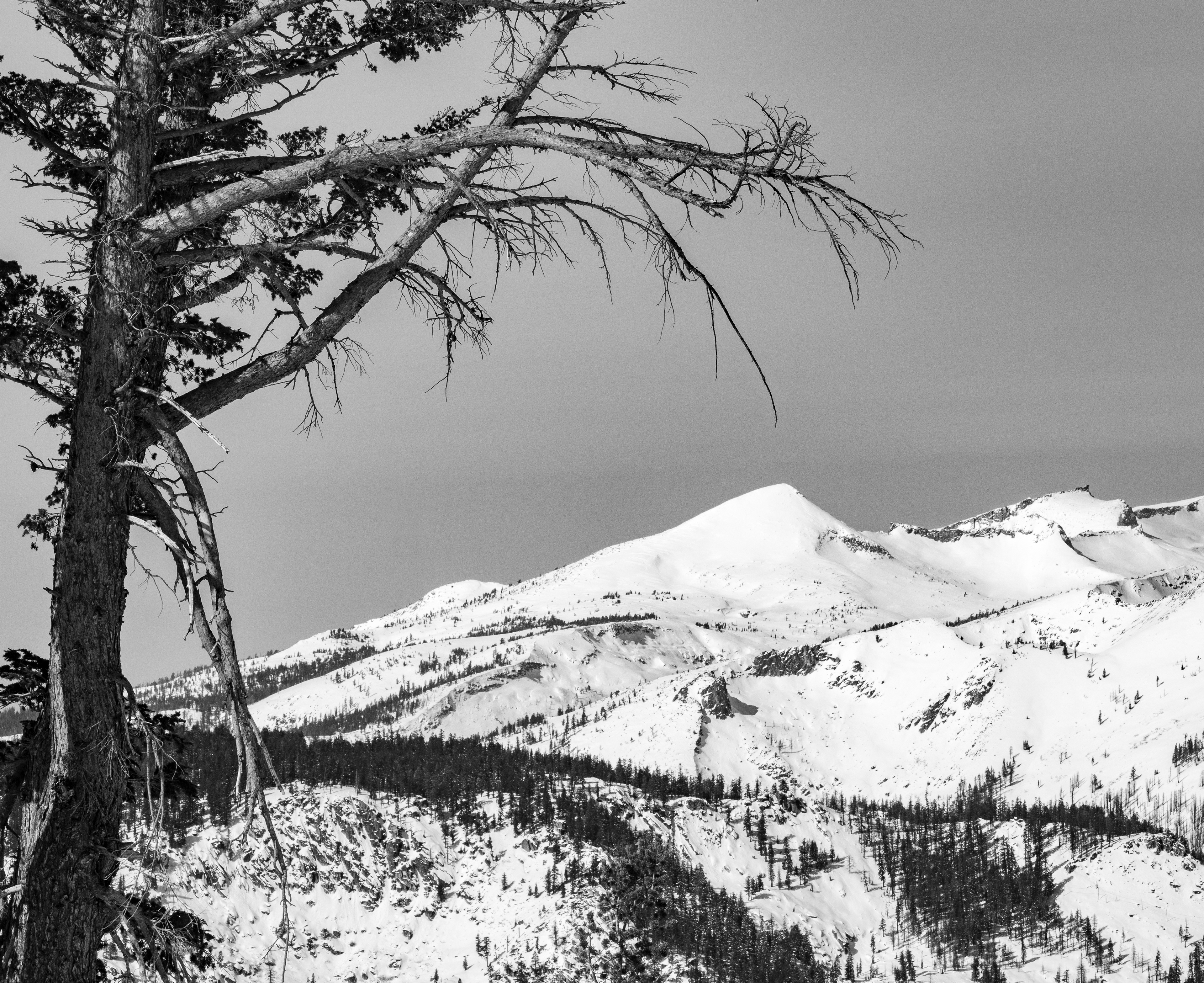 Pyramid Peak in Winter