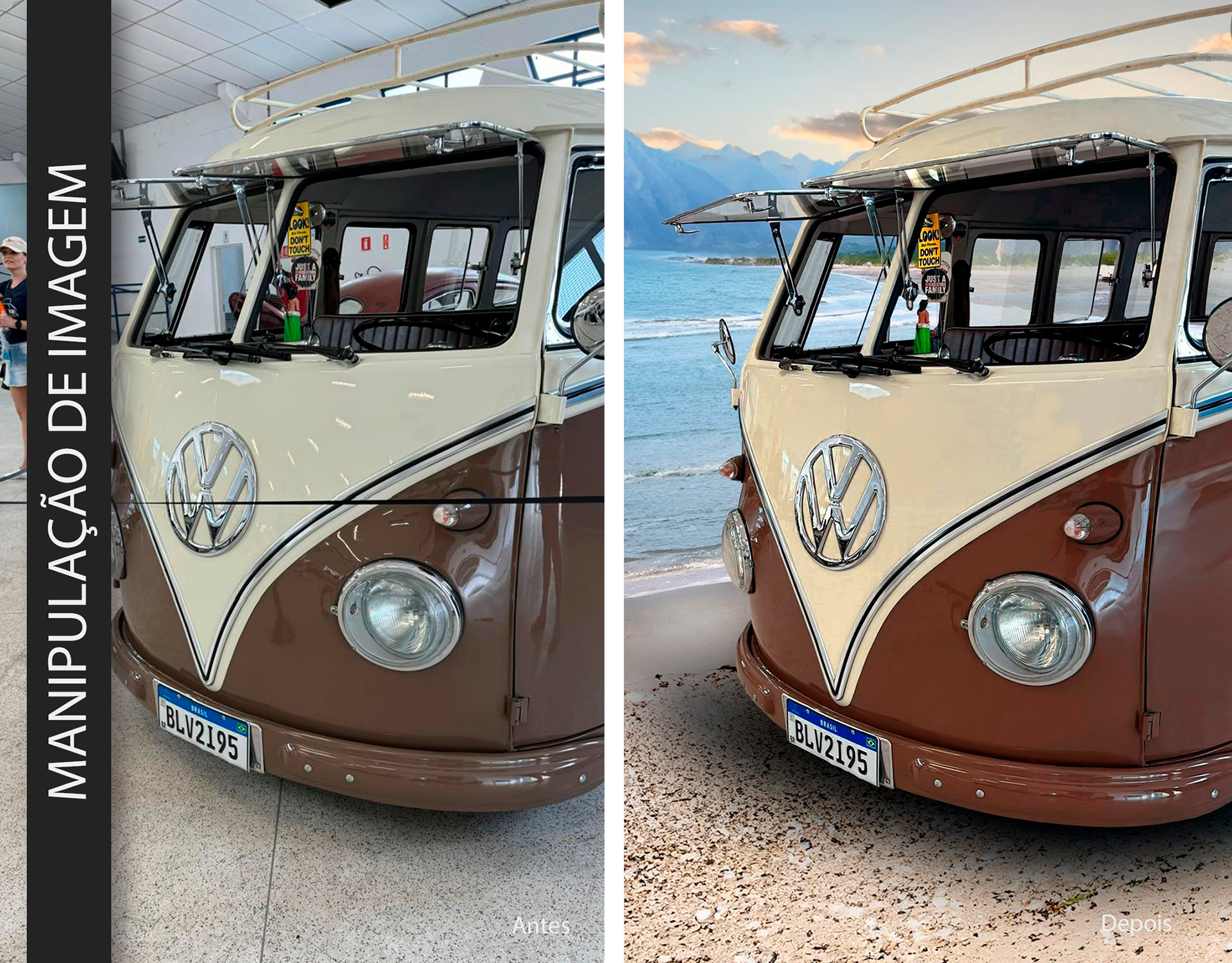 Manipulação de Imagem — Kombi — Design