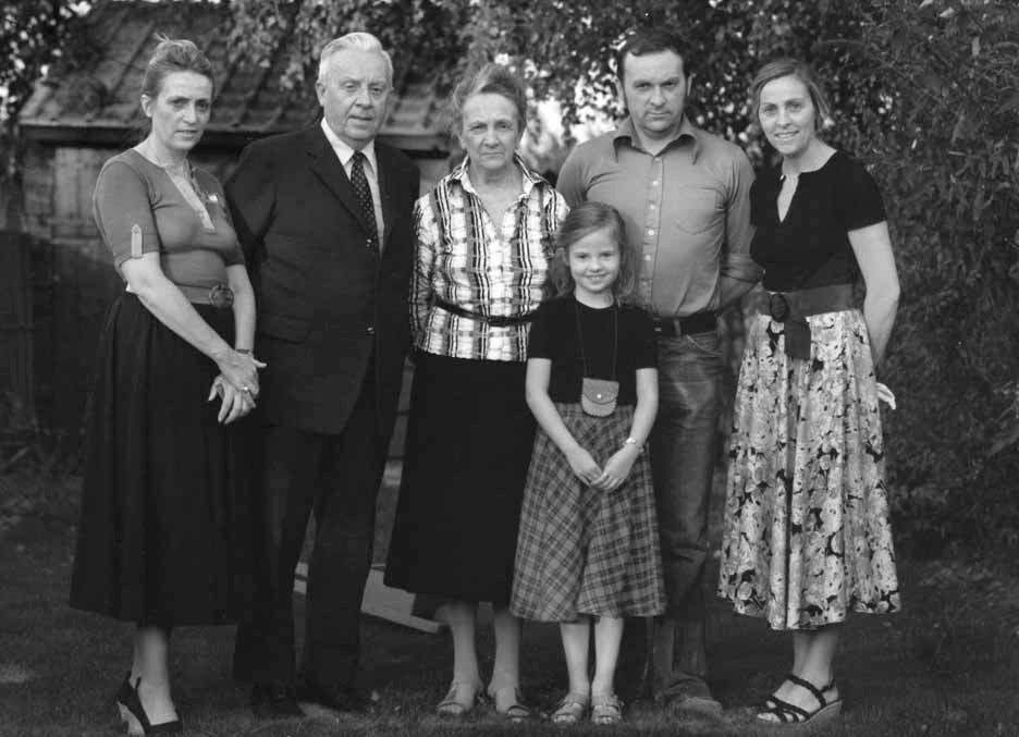 Familie Marcel Van Steelant - Magdalena Vanthournout: Jeanine, Marcel, Maria, Rebecca, Marc, Jacqueline