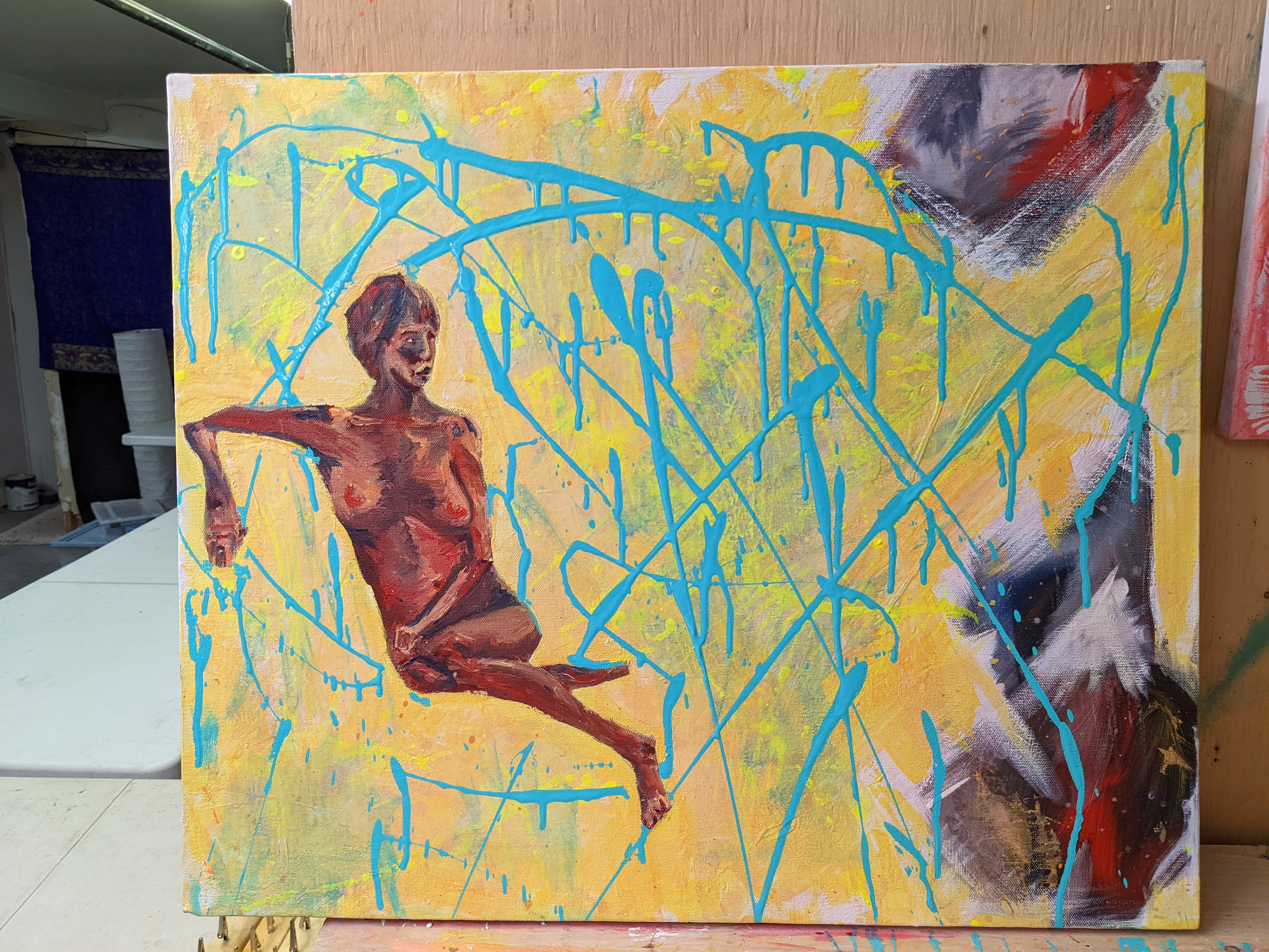 oil and acrylic on canvas