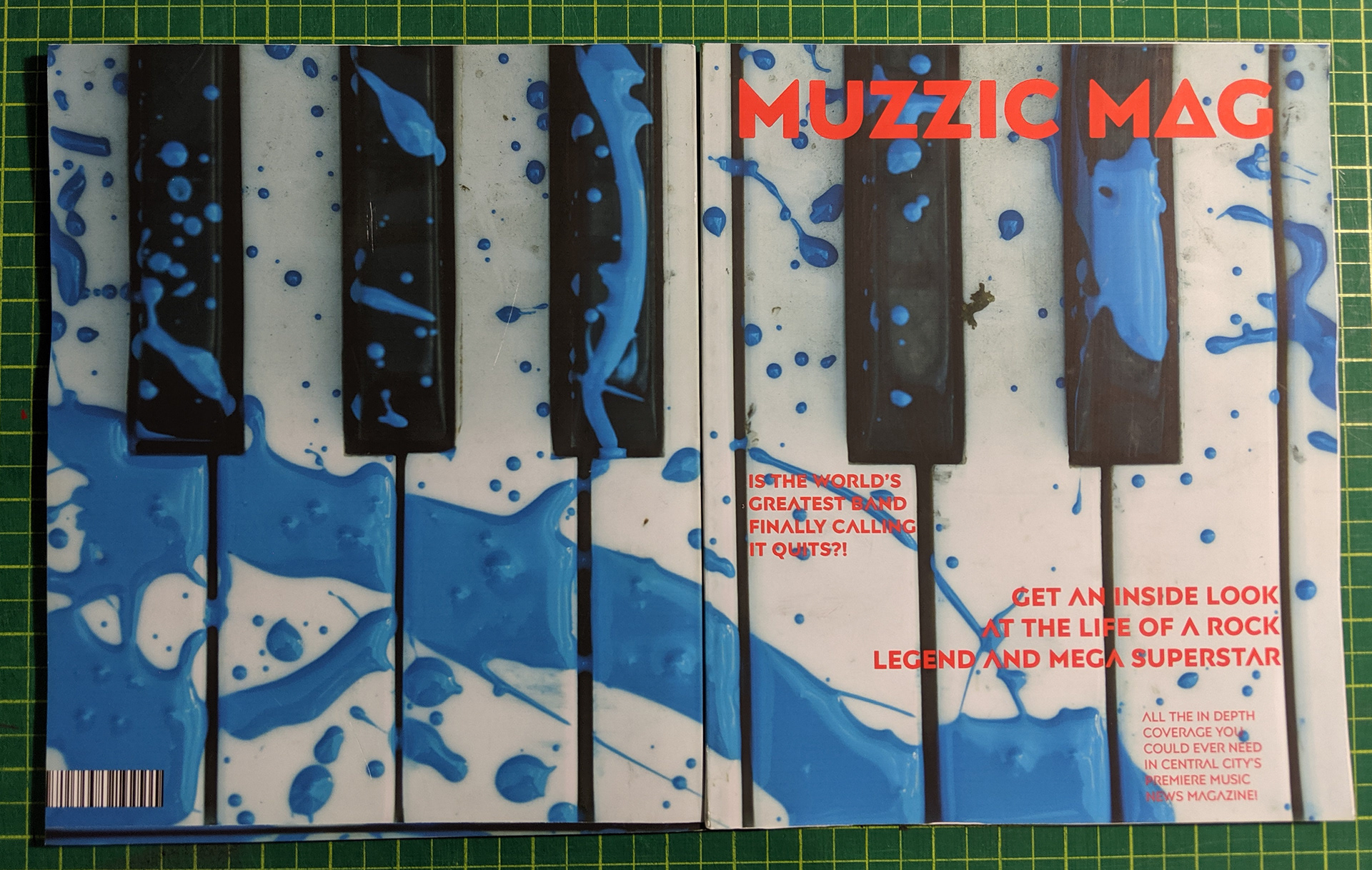 Another magazine that I designed and constructed for props