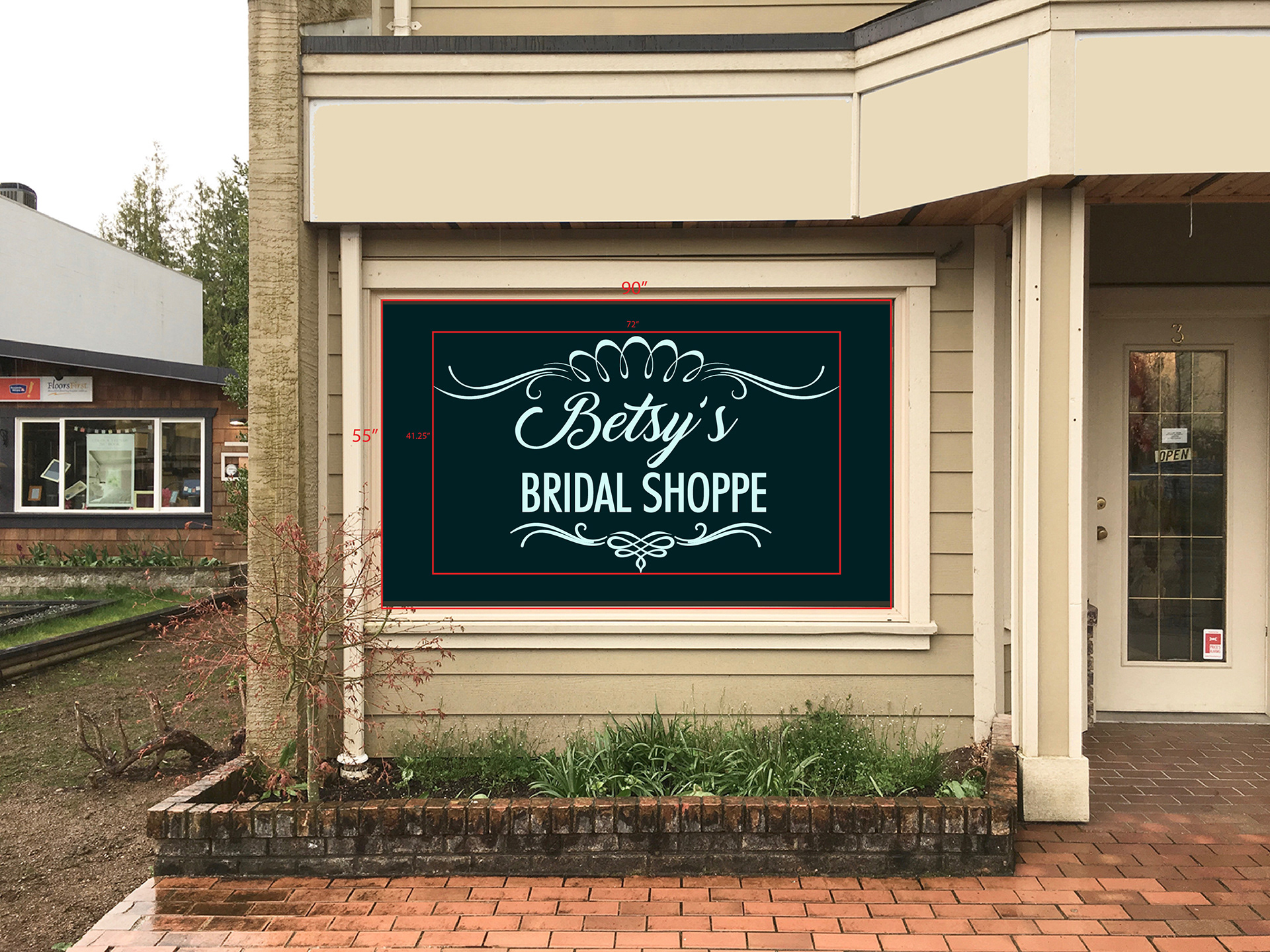 Window graphics mockup