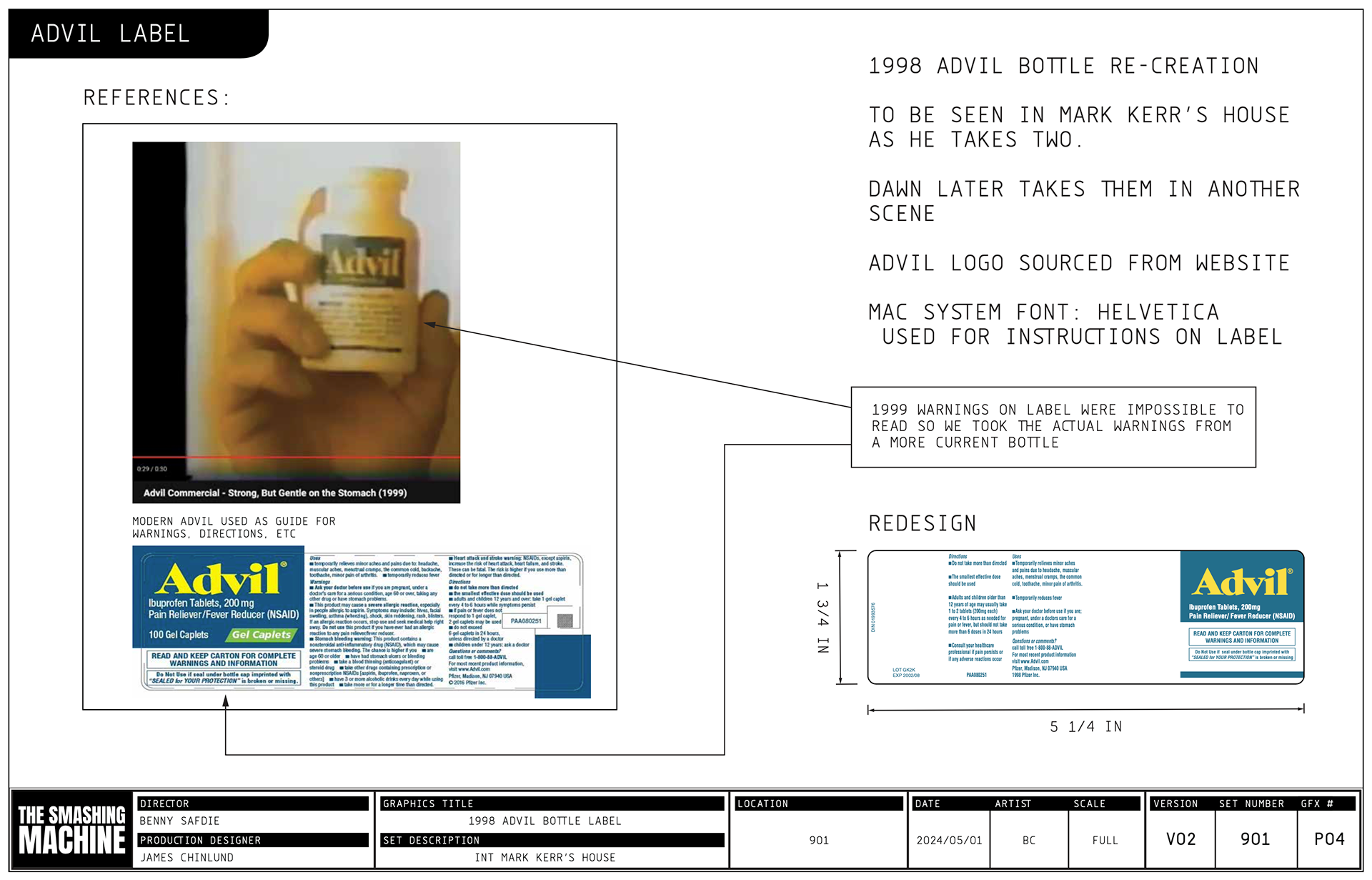 Feature Film Props Graphics