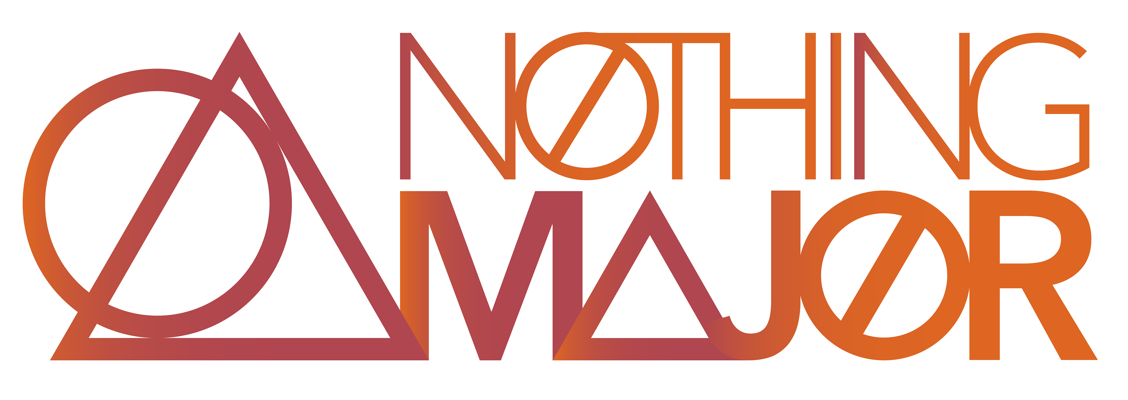 Logo and word mark for DJ Nothing Major